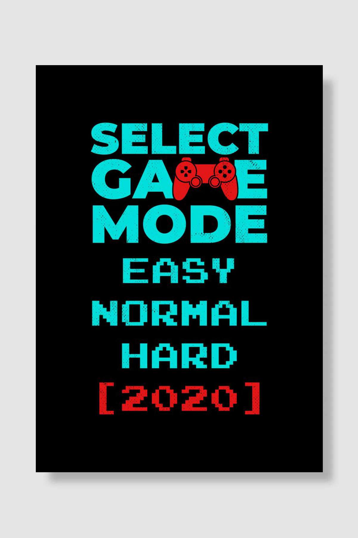 Select Game Mode 2020 Oyun Poster Çerçevesiz Yüksek Kalite Oyun Afiş Duvar Poster