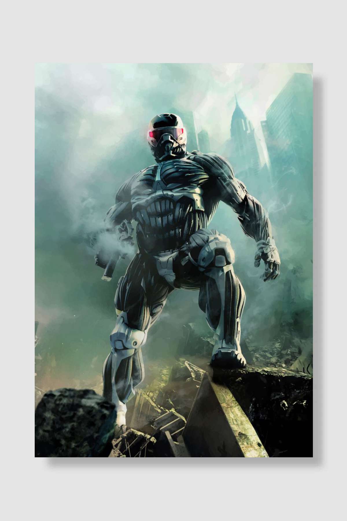 CRYSIS Oyun Poster Çerçevesiz Yüksek Kalite Oyun Afiş Duvar Poster