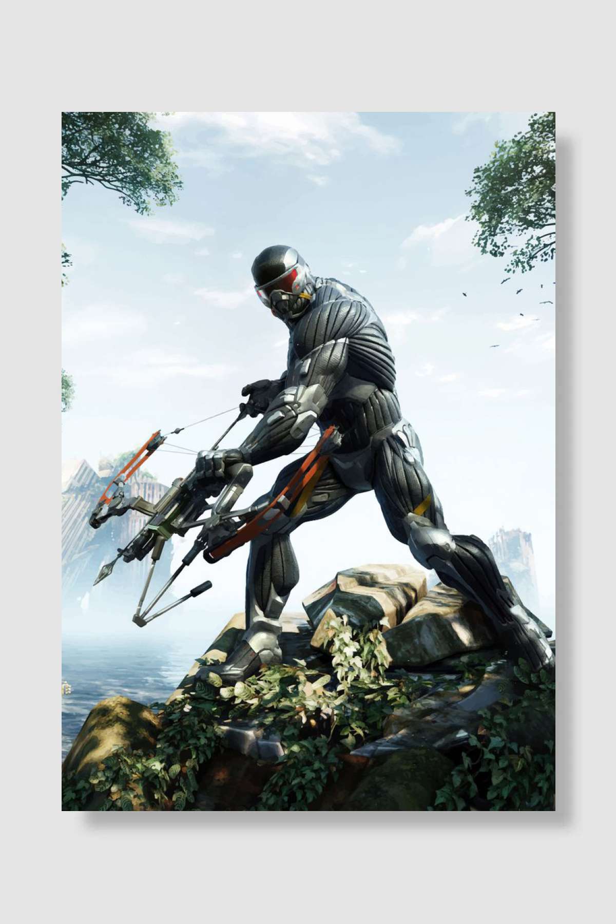 crysis Oyun Poster Çerçevesiz Yüksek Kalite Oyun Afiş Duvar Poster