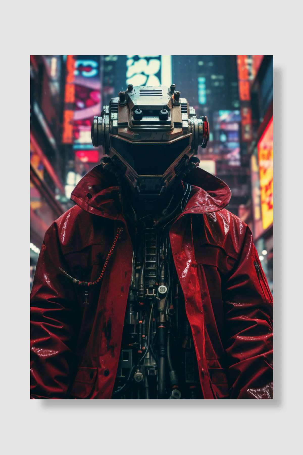 Cyber Character Oyun Poster Çerçevesiz Yüksek Kalite Oyun Afiş Duvar Poster