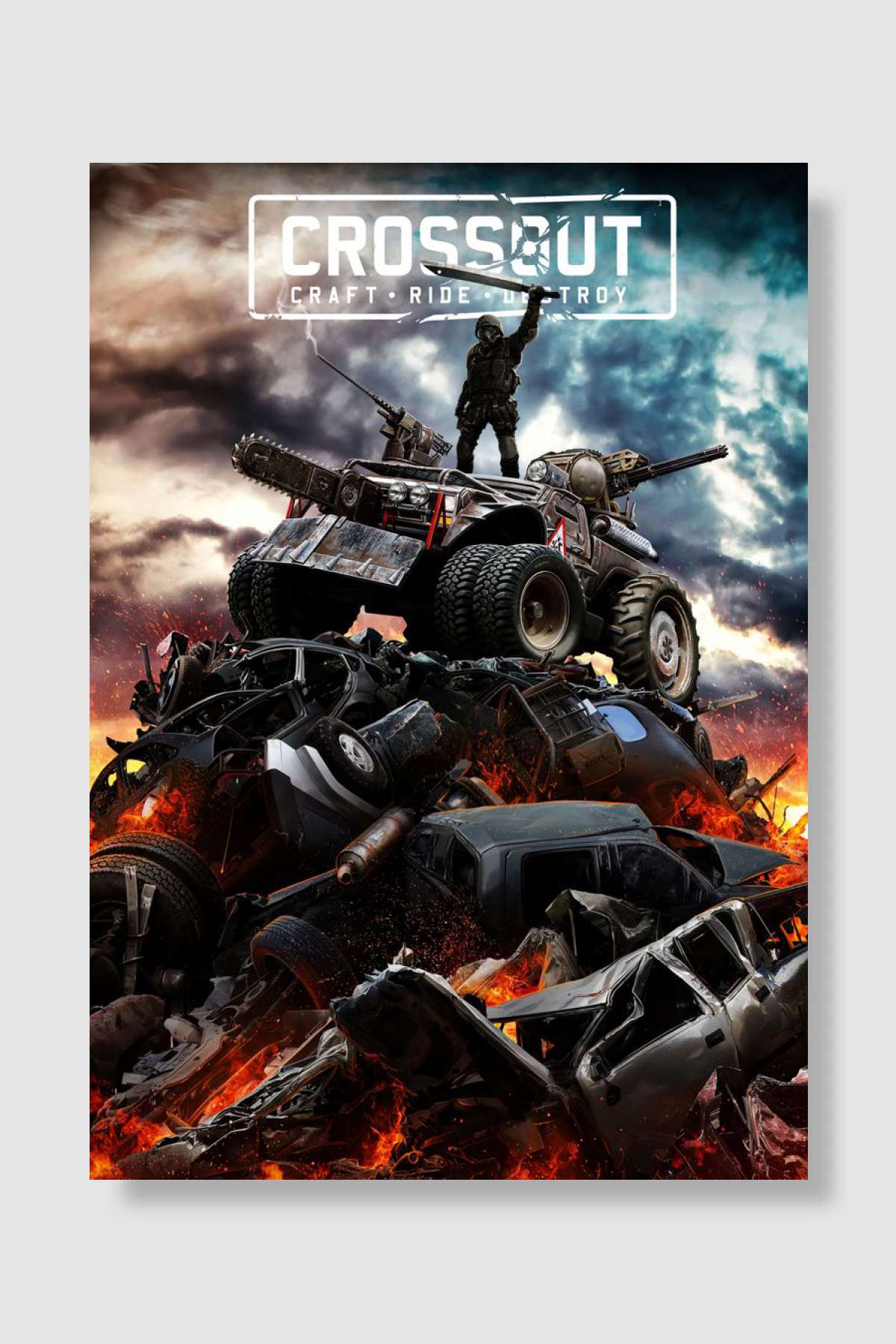 crossout Oyun Poster Çerçevesiz Yüksek Kalite Oyun Afiş Duvar Poster