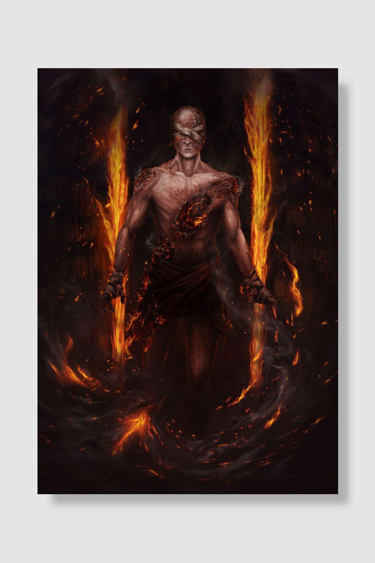 Lord of Frenzied Flame Oyun Poster Çerçevesiz Yüksek Kalite Oyun Afiş Duvar Poster