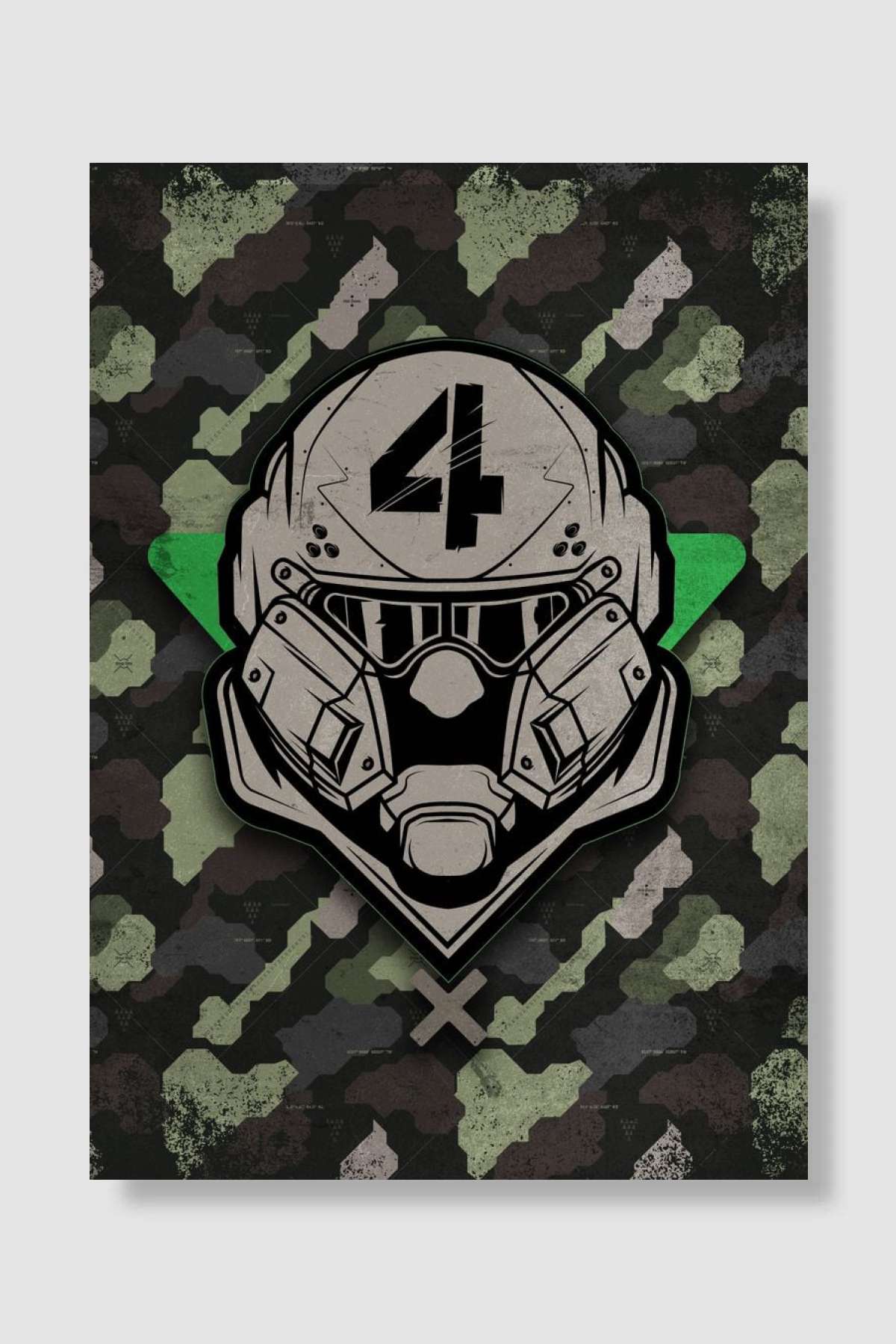 MWII Badge 26 Oyun Poster Çerçevesiz Yüksek Kalite Oyun Afiş Duvar Poster