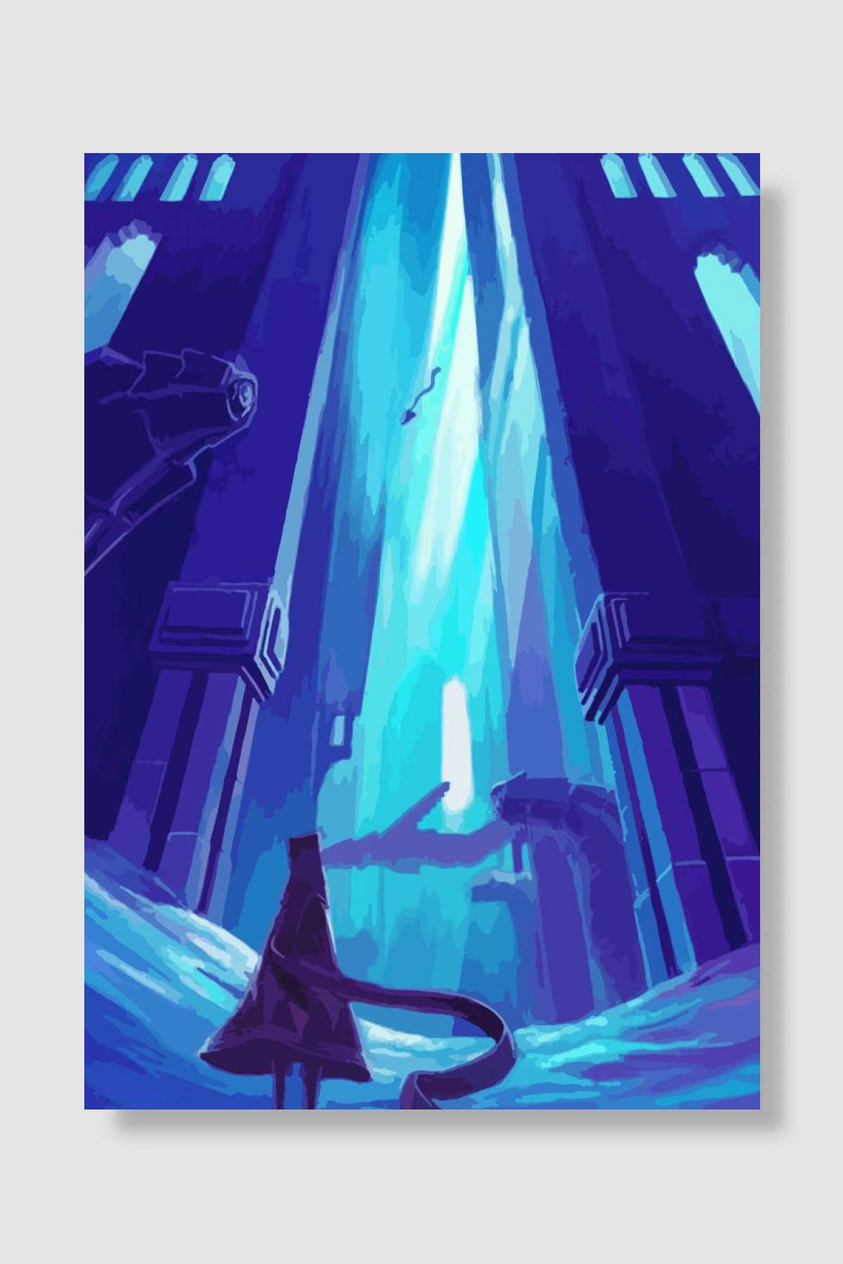 Journey Oyun Poster Çerçevesiz Yüksek Kalite Oyun Afiş Duvar Poster