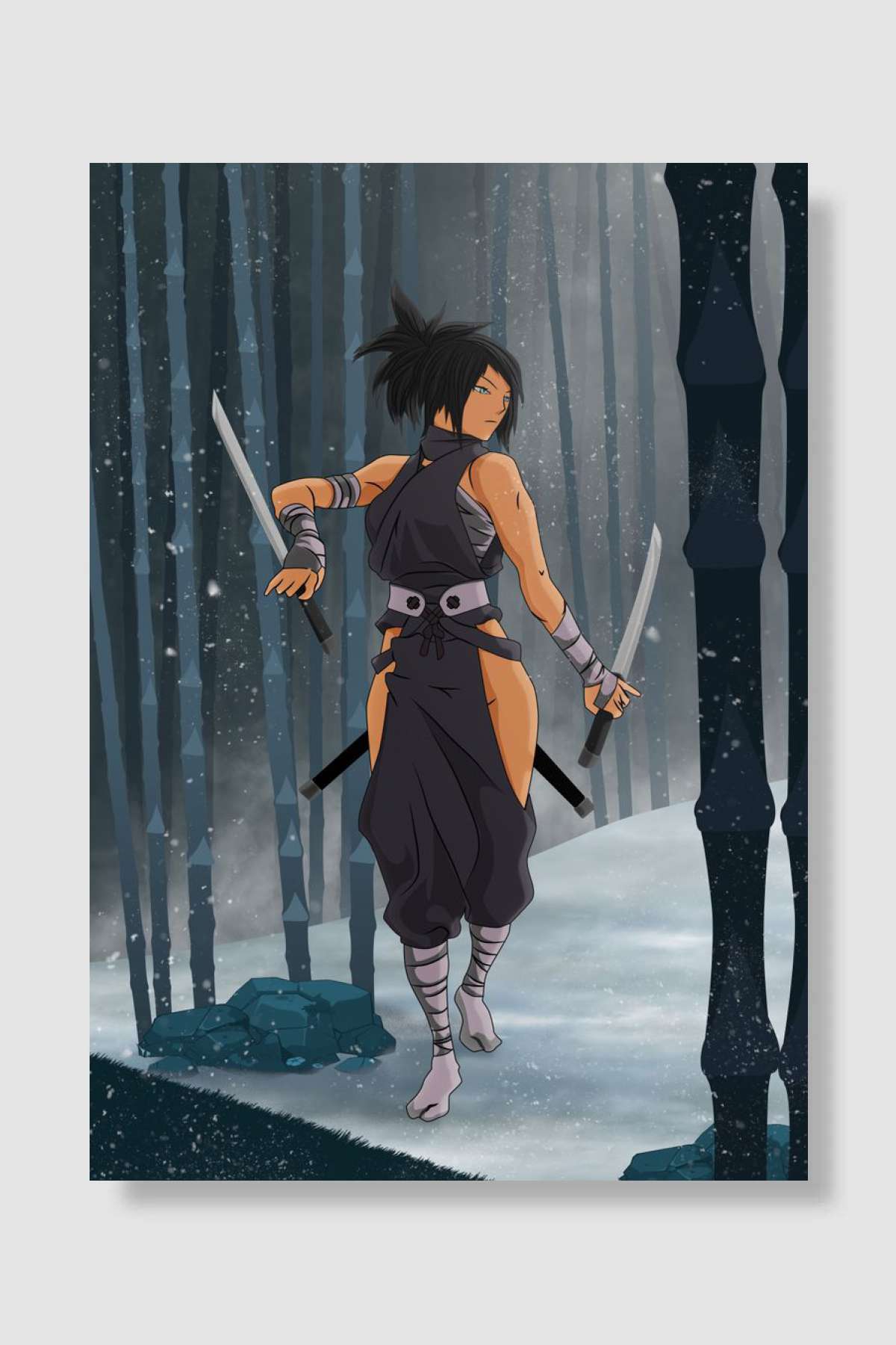 stealth ninja girl tenchu Oyun Poster Çerçevesiz Yüksek Kalite Oyun Afiş Duvar Poster