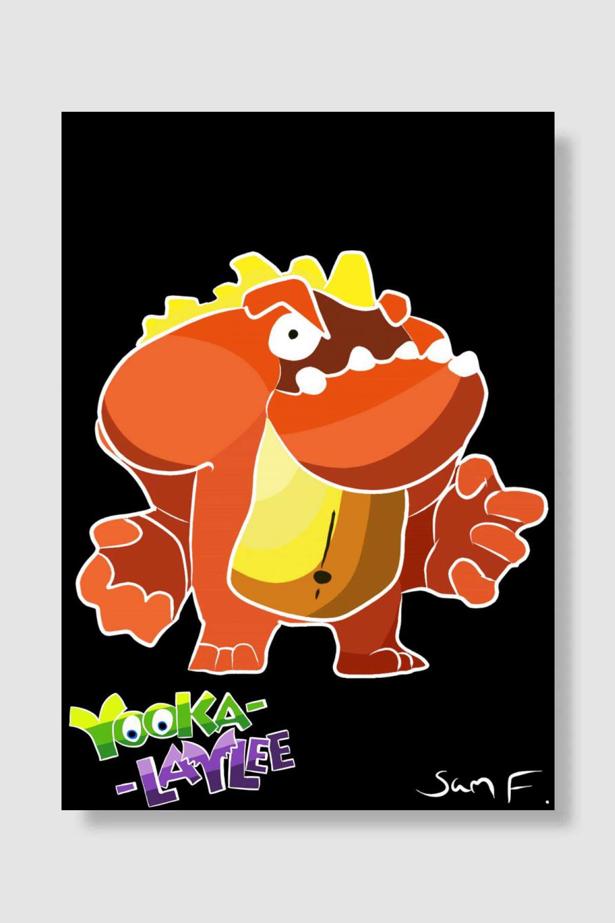 Another Chatterbox from the Game Yooka Laylee Oyun Poster Çerçevesiz Yüksek Kalite Oyun Afiş Duvar Poster