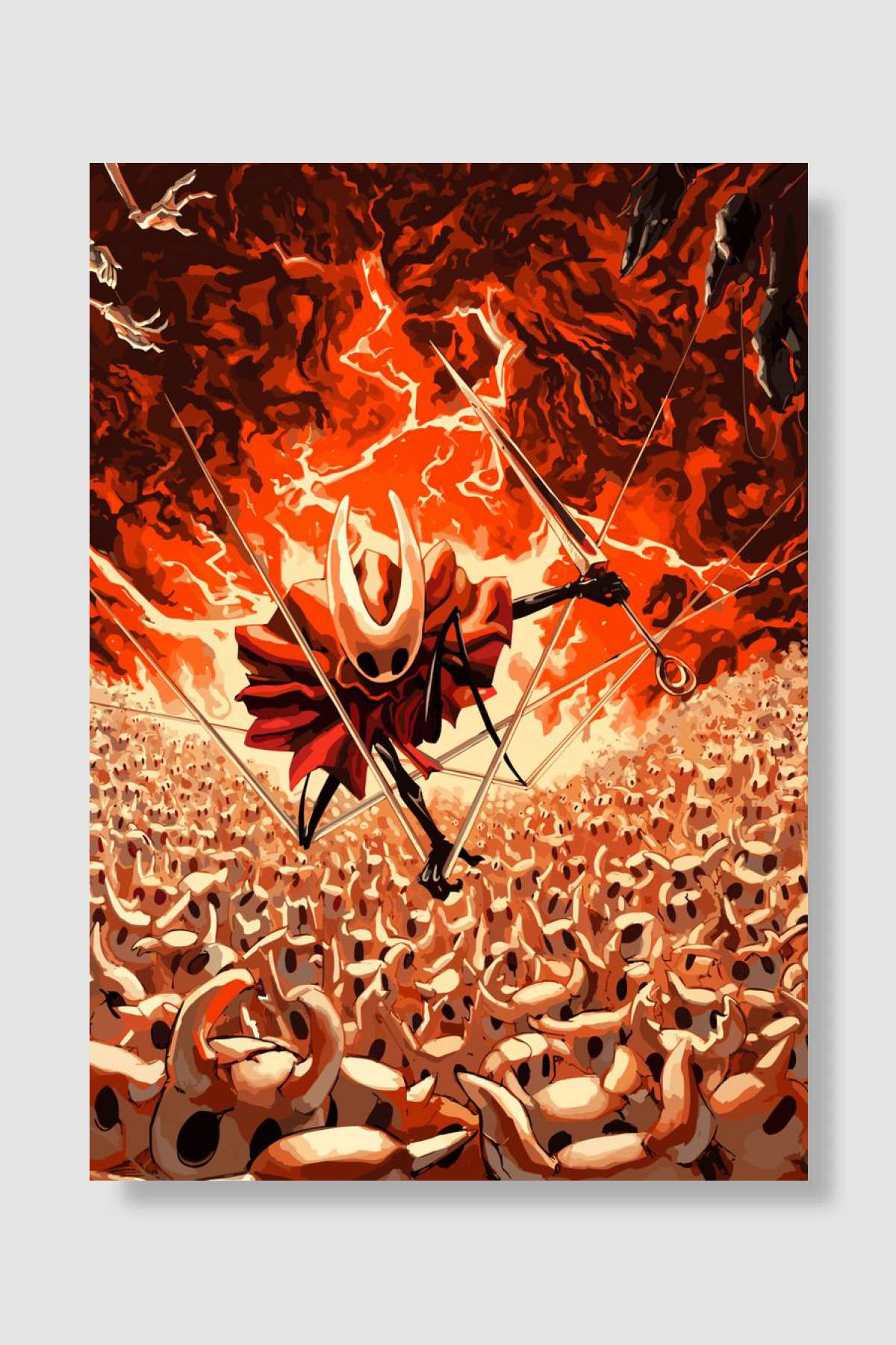 Hollow Knight Oyun Poster Çerçevesiz Yüksek Kalite Oyun Afiş Duvar Poster