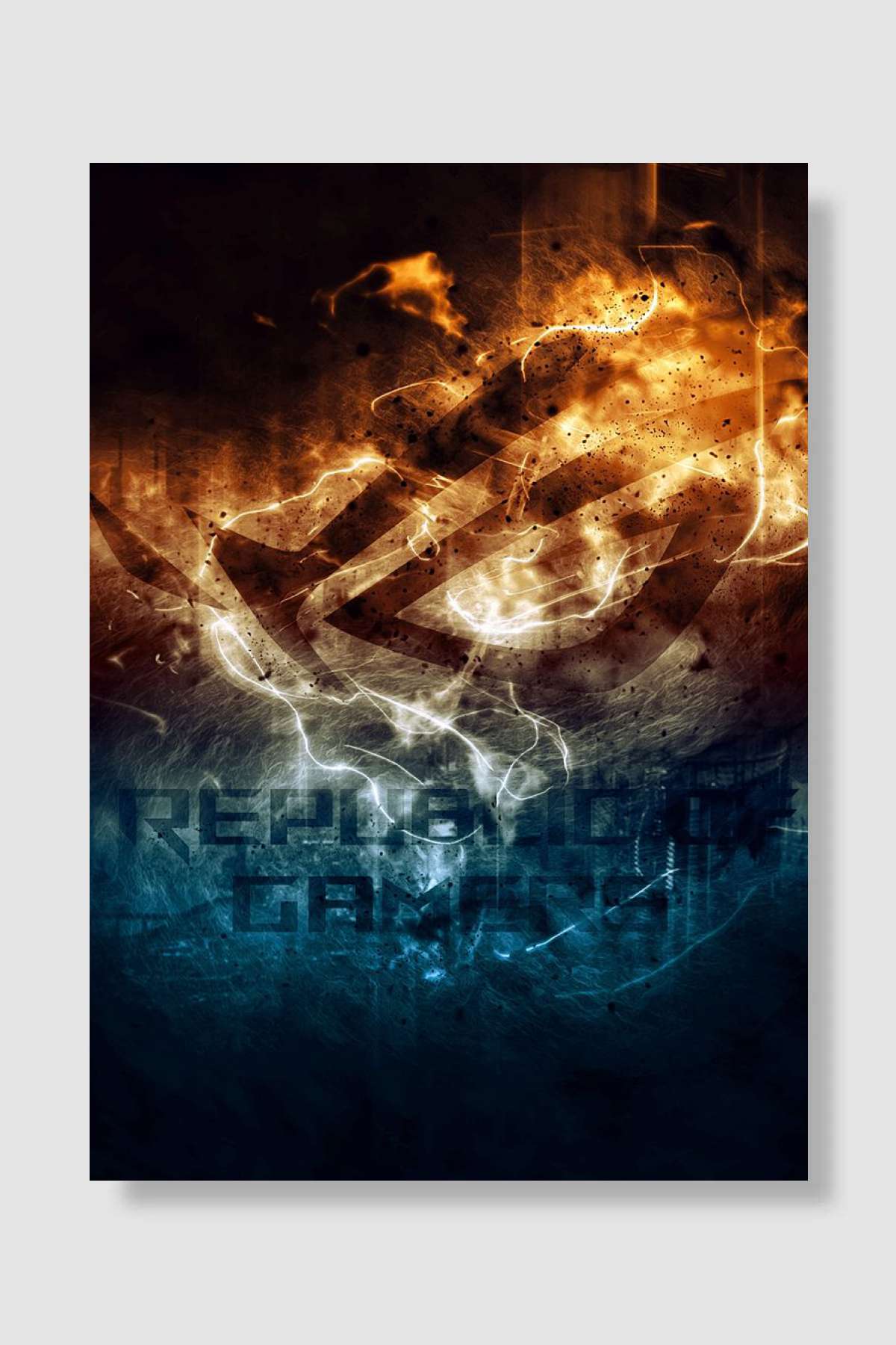 asus gaming rog Oyun Poster Çerçevesiz Yüksek Kalite Oyun Afiş Duvar Poster