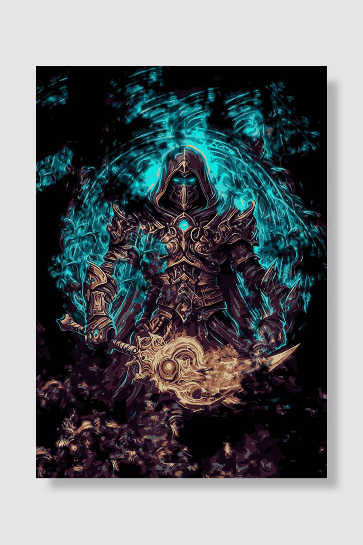 Path Of Exile Oyun Poster Çerçevesiz Yüksek Kalite Oyun Afiş Duvar Poster