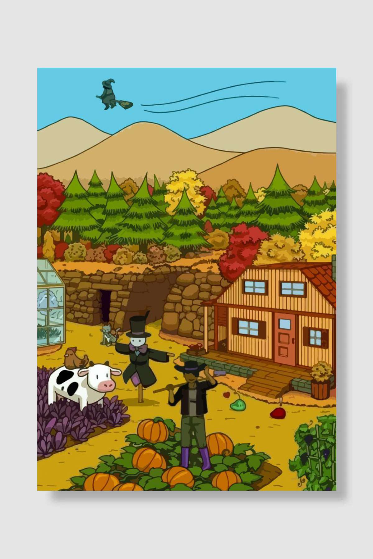 Stardew Valley Oyun Poster Çerçevesiz Yüksek Kalite Oyun Afiş Duvar Poster