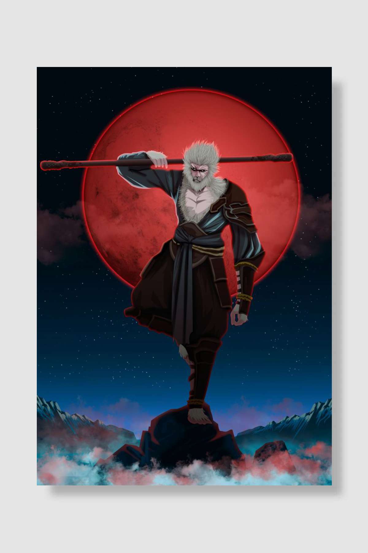 black myth wukong Oyun Poster Çerçevesiz Yüksek Kalite Oyun Afiş Duvar Poster - En İyi Fiyatlarla