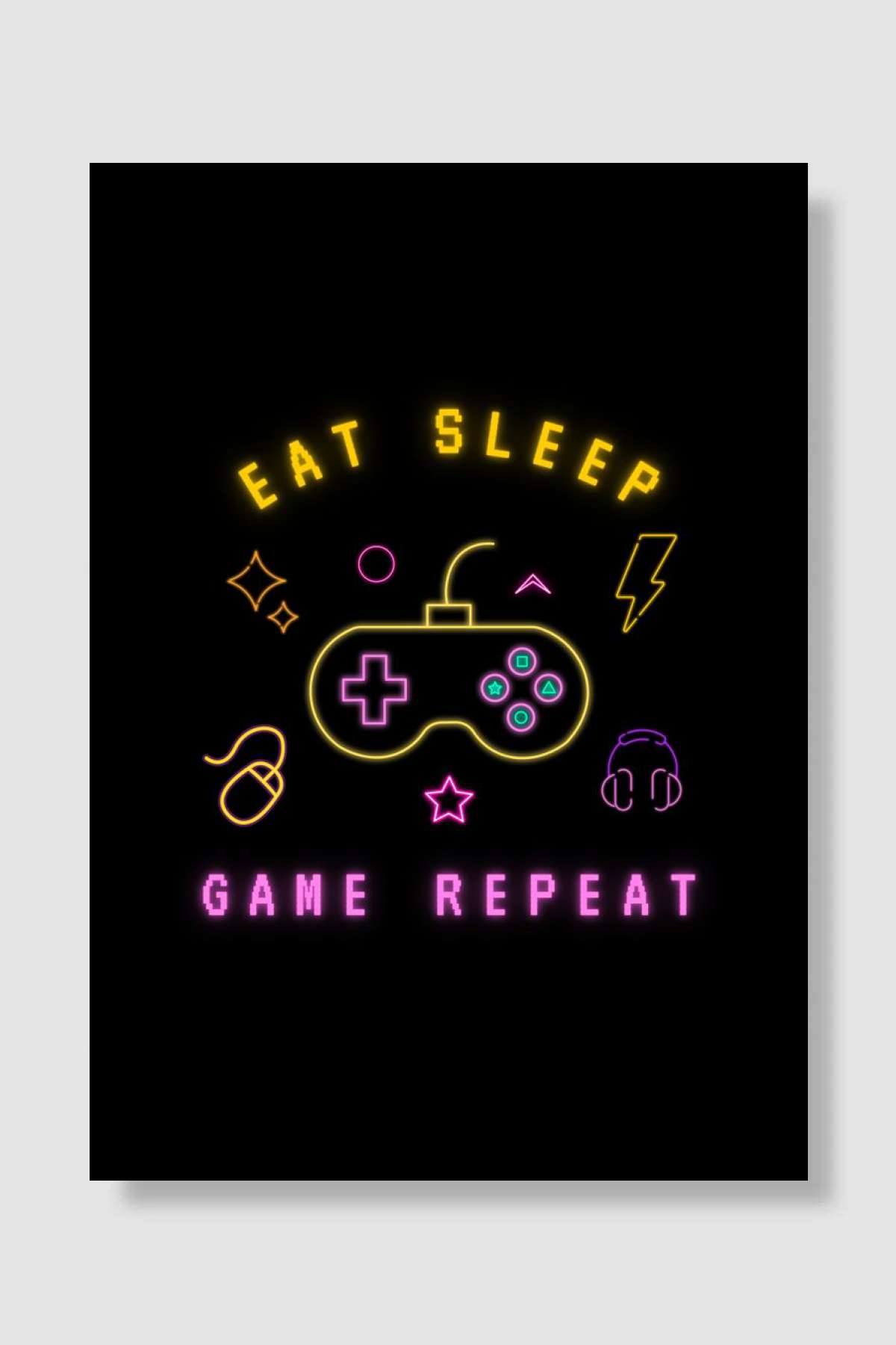 gaming quote Oyun Poster Çerçevesiz Yüksek Kalite Oyun Afiş Duvar Poster