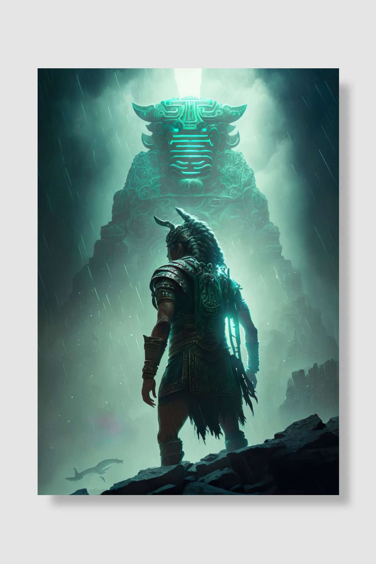 Ancient Warrior Oyun Poster Çerçevesiz Yüksek Kalite Oyun Afiş Duvar Poster