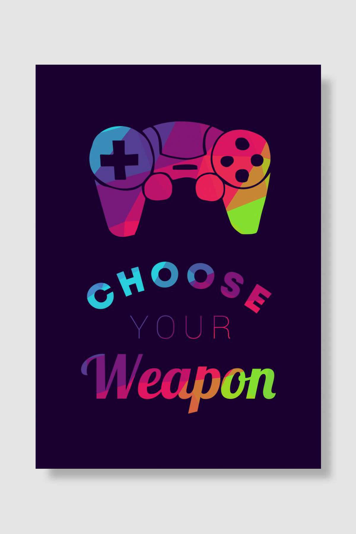 Gaming Weapon 8 Oyun Poster Çerçevesiz Yüksek Kalite Oyun Afiş Duvar Poster - En İyi Fiyatlarla