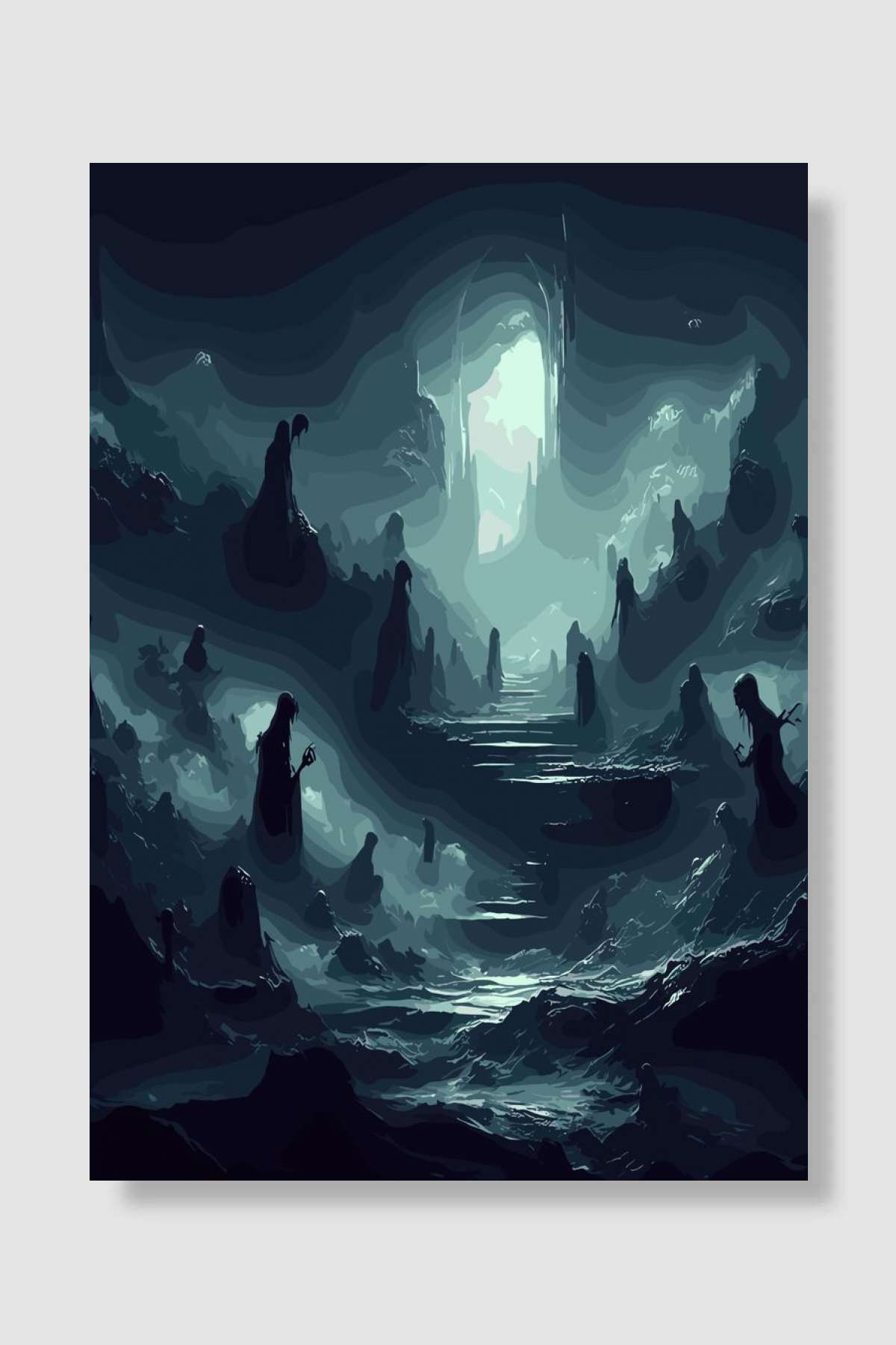 Hades Oyun Poster Çerçevesiz Yüksek Kalite Oyun Afiş Duvar Poster