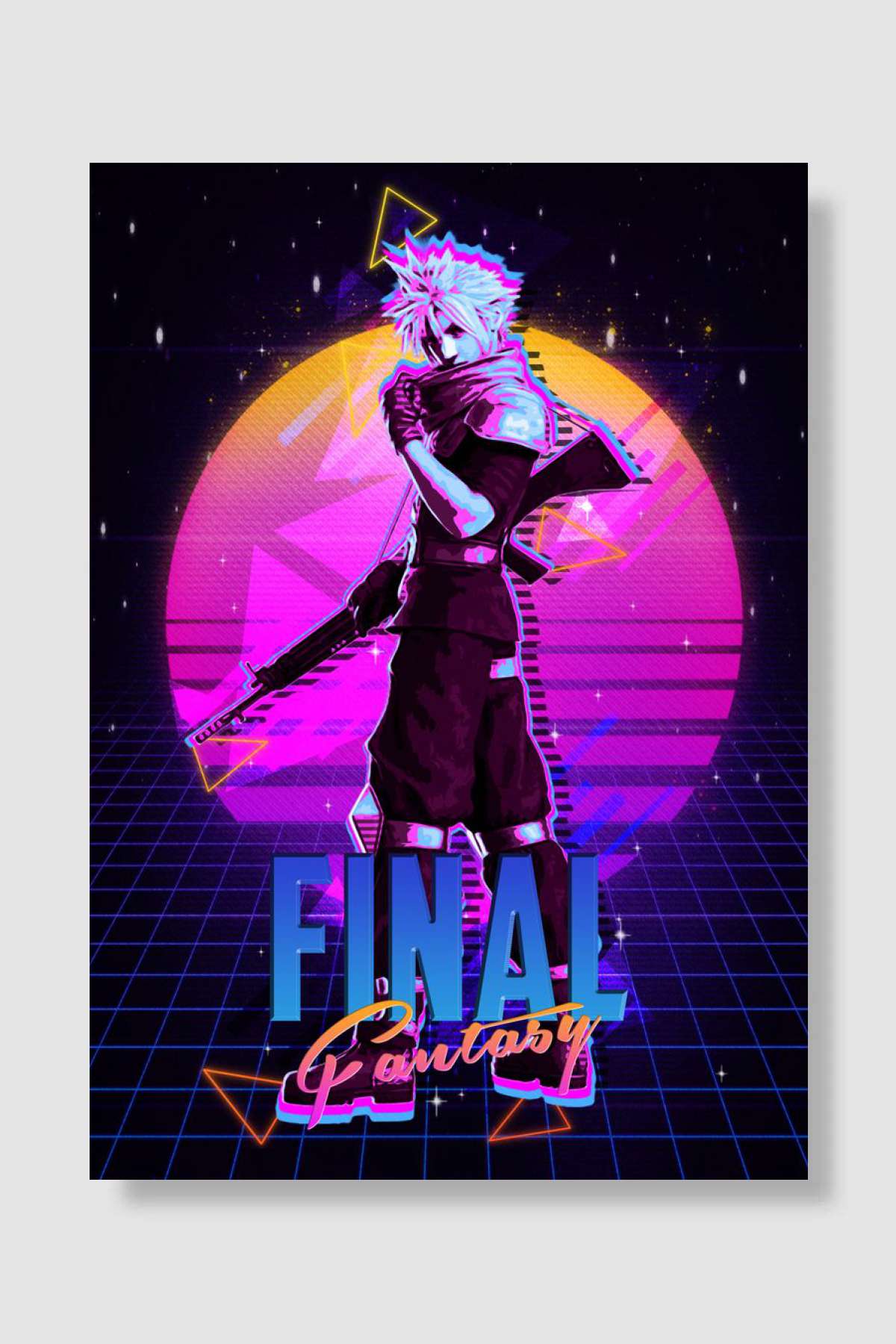 final fantasy Oyun Poster Çerçevesiz Yüksek Kalite Oyun Afiş Duvar Poster