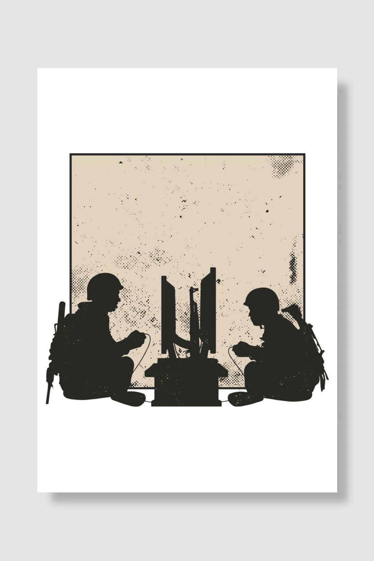 Military Gaming Oyun Poster Çerçevesiz Yüksek Kalite Oyun Afiş Duvar Poster