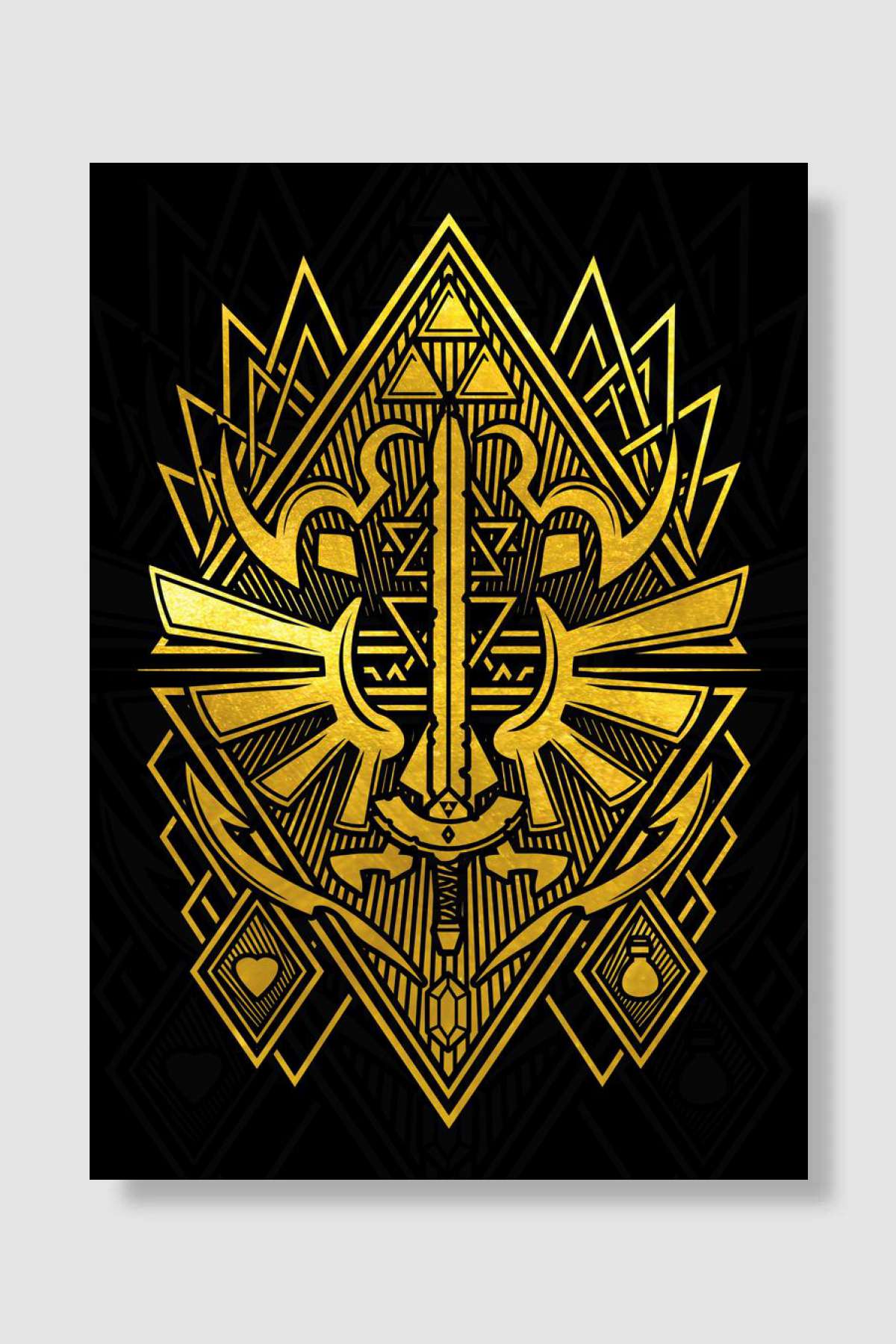 Hero of Ages Oyun Poster Çerçevesiz Yüksek Kalite Oyun Afiş Duvar Poster