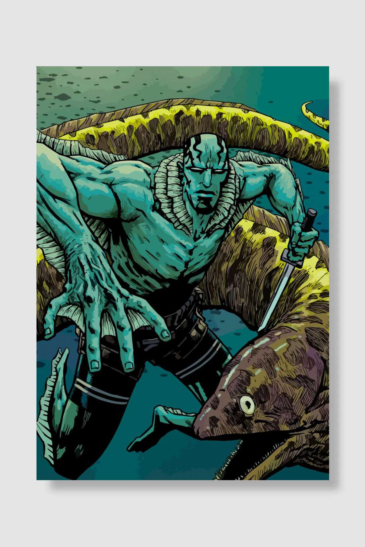 hellboy hell Oyun Poster Çerçevesiz Yüksek Kalite Oyun Afiş Duvar Poster