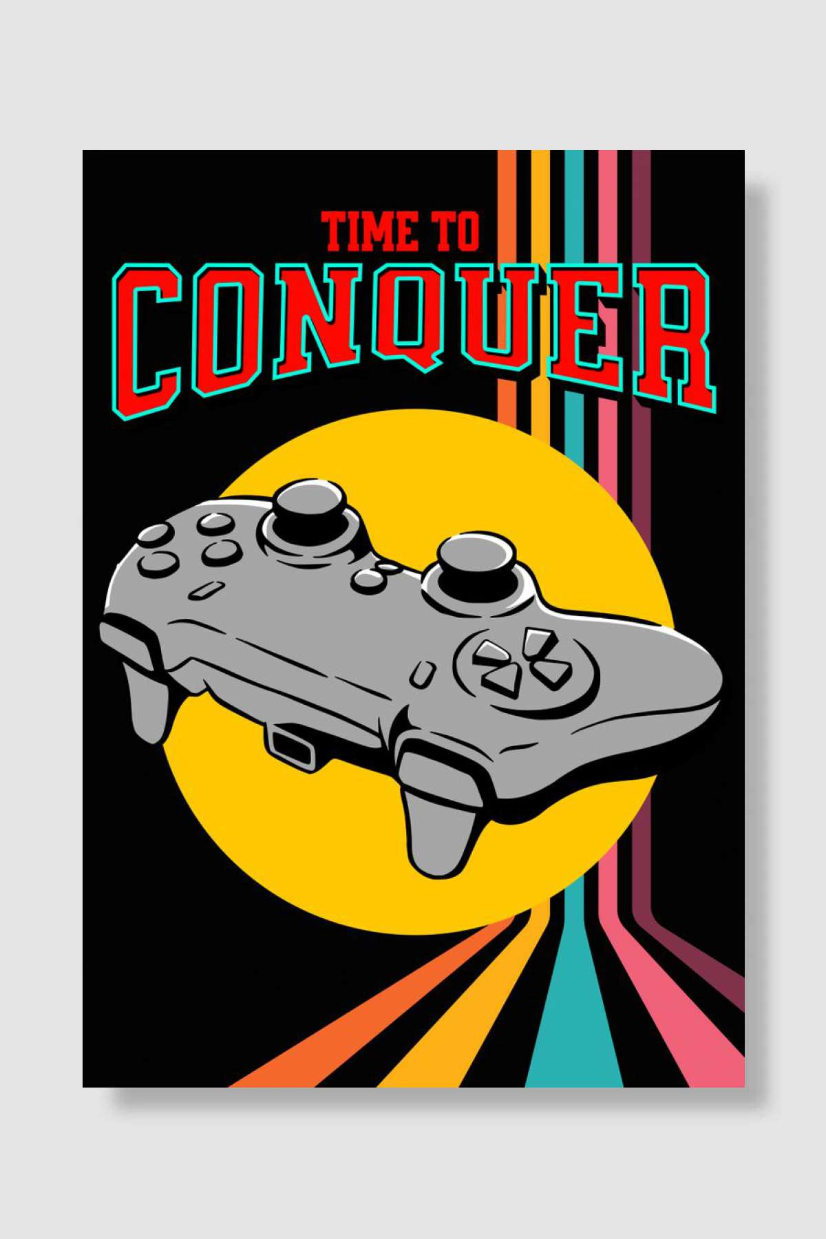 GAMING DEVICE CONQUER Oyun Poster Çerçevesiz Yüksek Kalite Oyun Afiş Duvar Poster