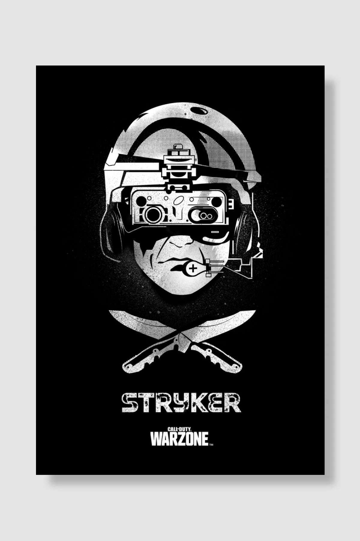 Stryker Oyun Poster Çerçevesiz Yüksek Kalite Oyun Afiş Duvar Poster