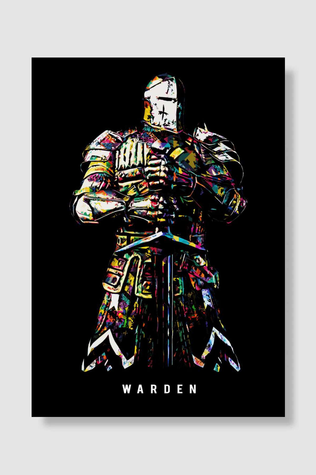 Warden Oyun Poster Çerçevesiz Yüksek Kalite Oyun Afiş Duvar Poster - En İyi Fiyatlarla