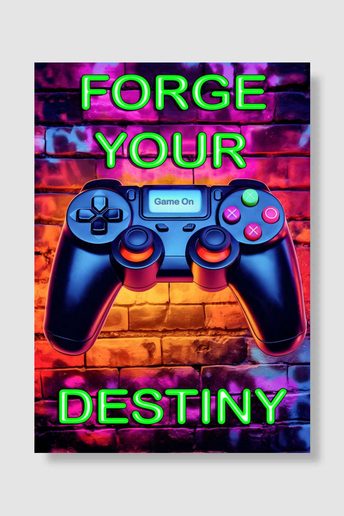 Forge Your Destiny Oyun Poster Çerçevesiz Yüksek Kalite Oyun Afiş Duvar Poster - En İyi Fiyatlarla