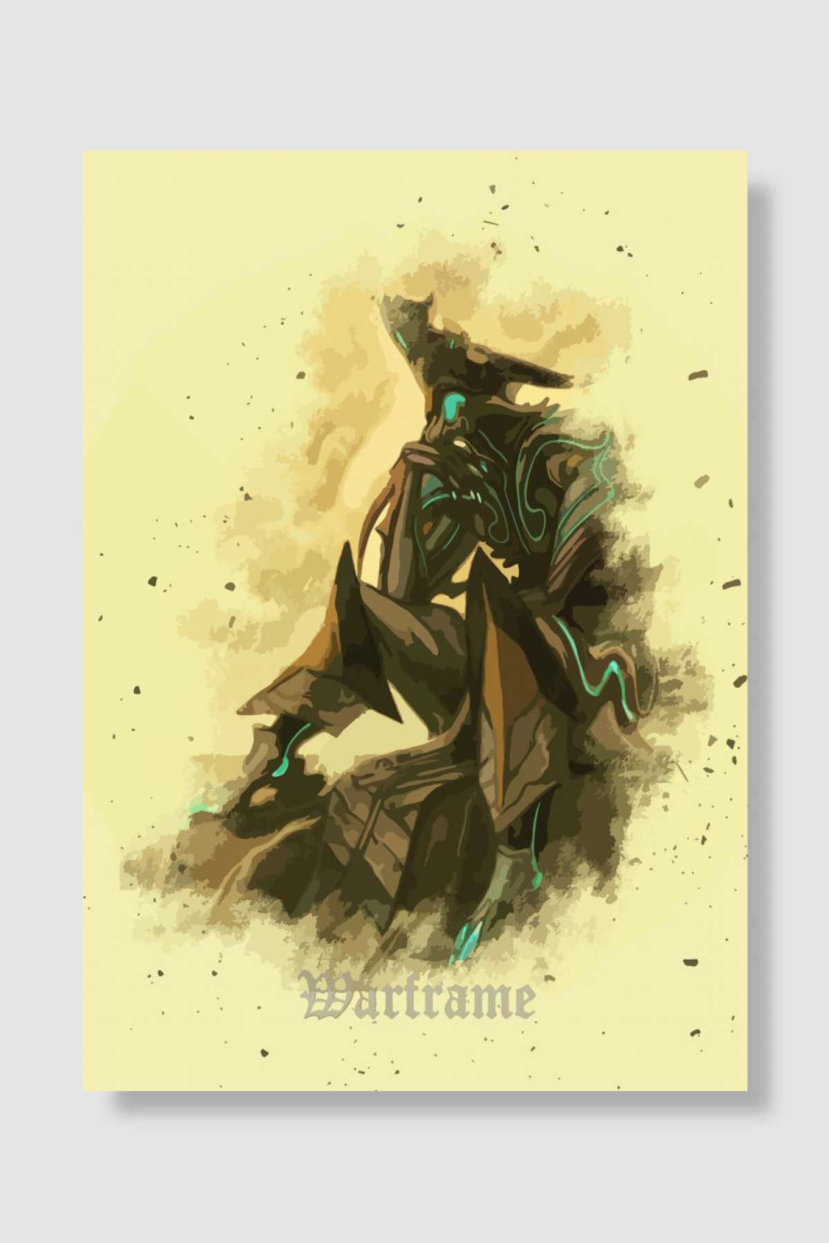 Warframe Oyun Poster Çerçevesiz Yüksek Kalite Oyun Afiş Duvar Poster