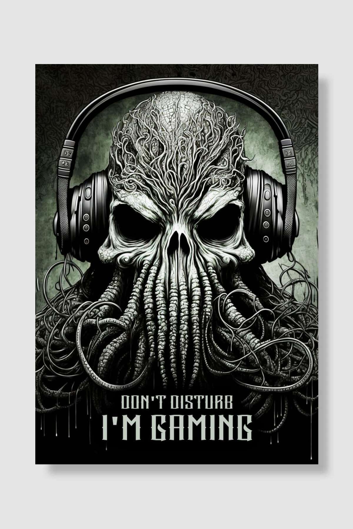 Cthulhu gamer Oyun Poster Çerçevesiz Yüksek Kalite Oyun Afiş Duvar Poster