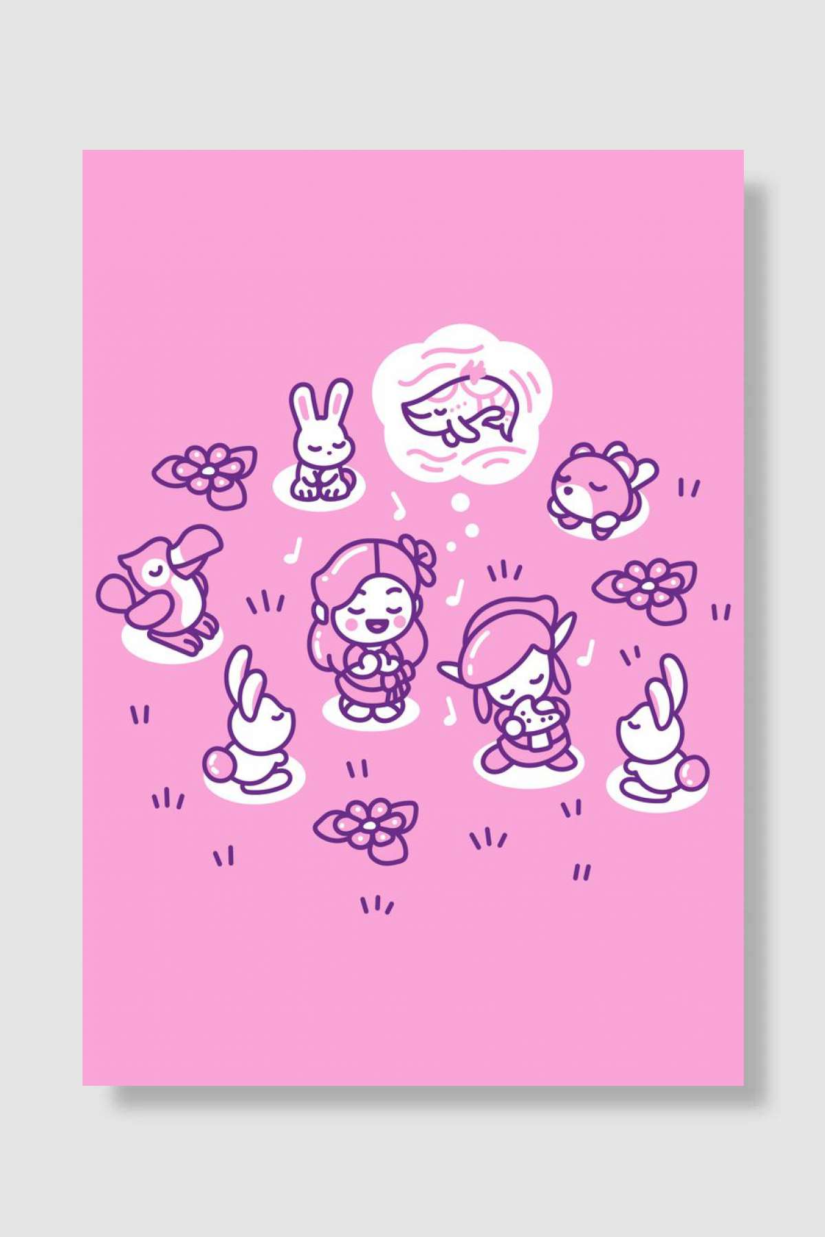 Marin Song Oyun Poster Çerçevesiz Yüksek Kalite Oyun Afiş Duvar Poster