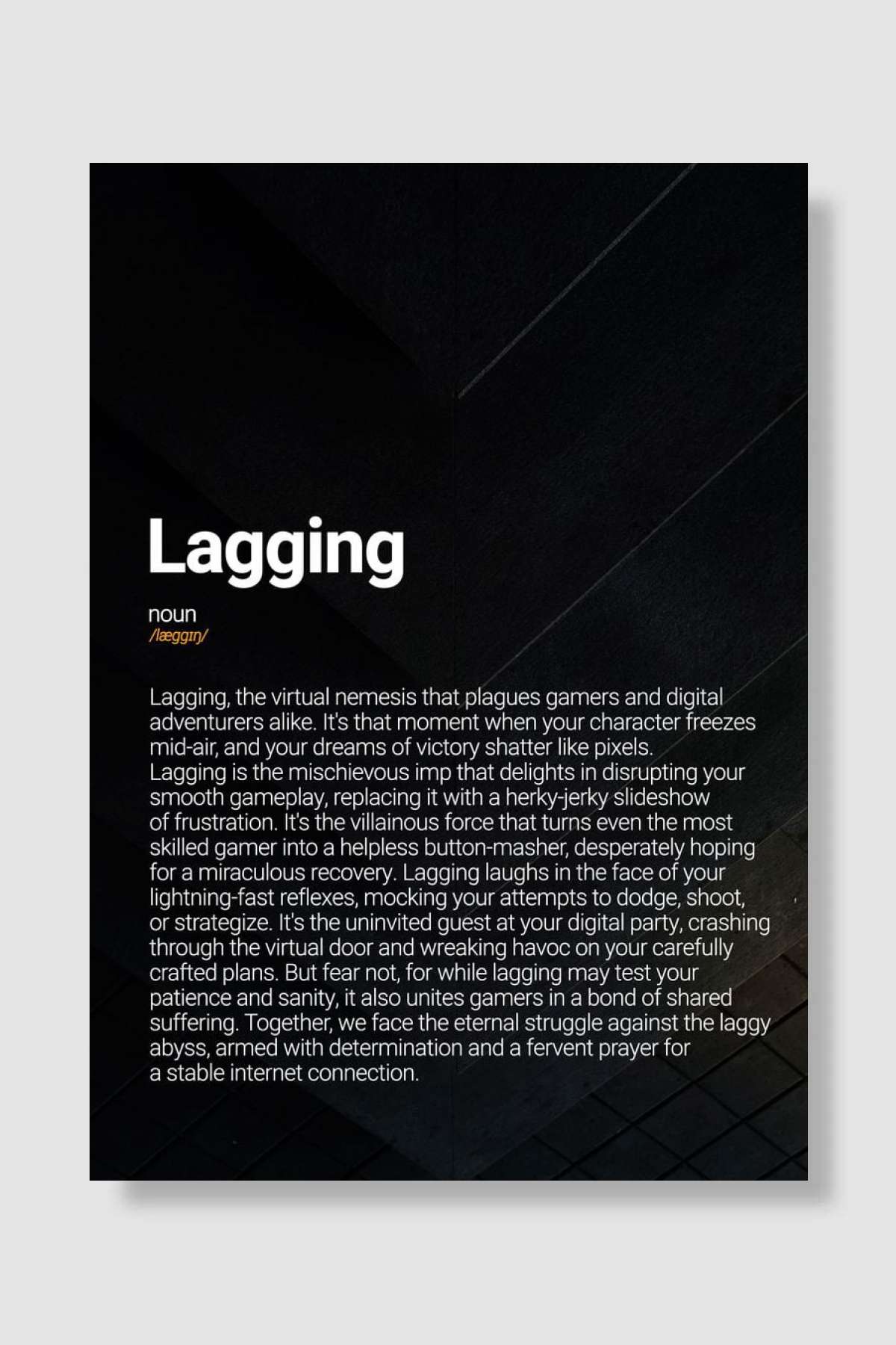 When Losing Match Oyun Poster Çerçevesiz Yüksek Kalite Oyun Afiş Duvar Poster - En İyi Fiyatlarla