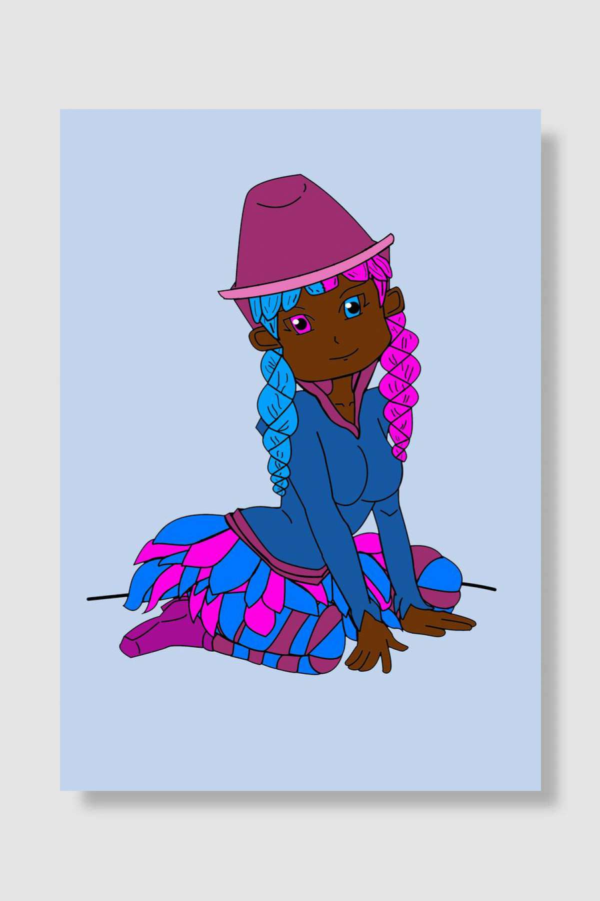 the witch Oyun Poster Çerçevesiz Yüksek Kalite Oyun Afiş Duvar Poster