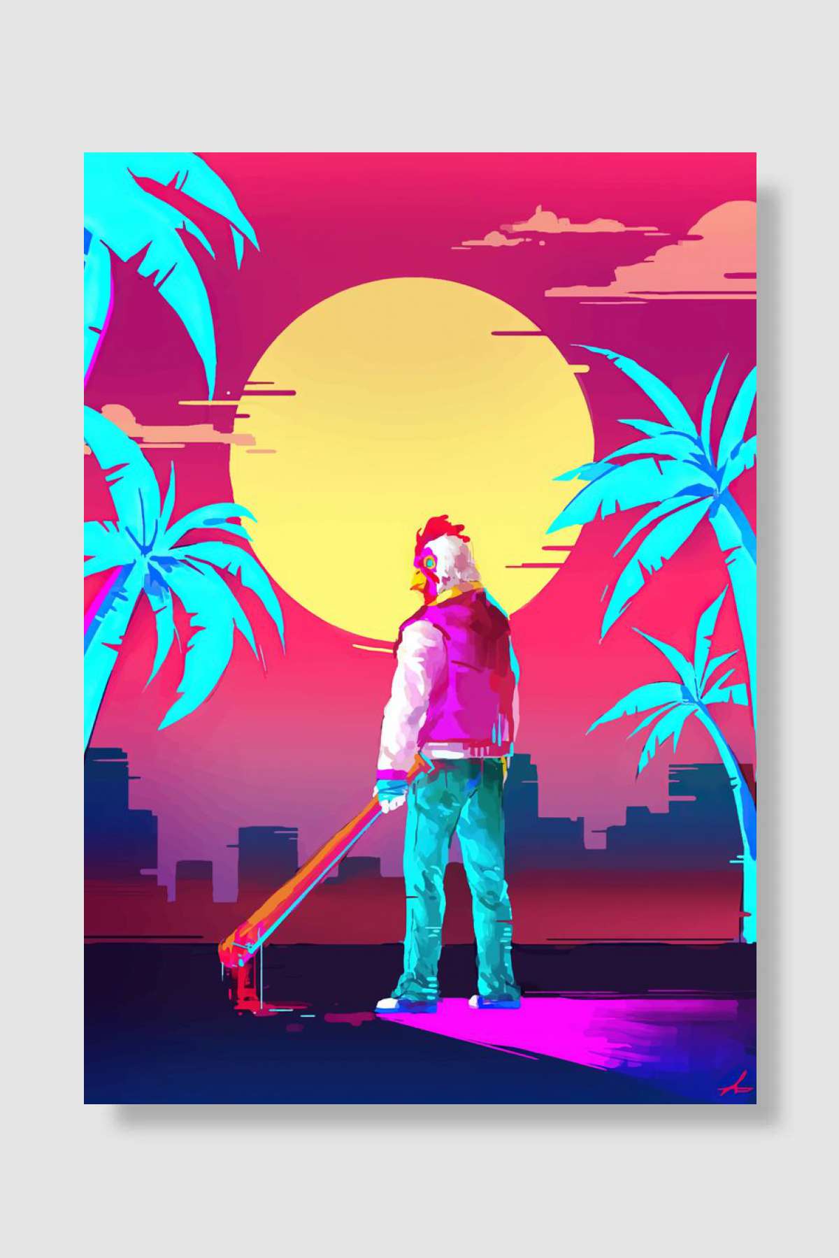 Richad Oyun Poster Çerçevesiz Yüksek Kalite Oyun Afiş Duvar Poster