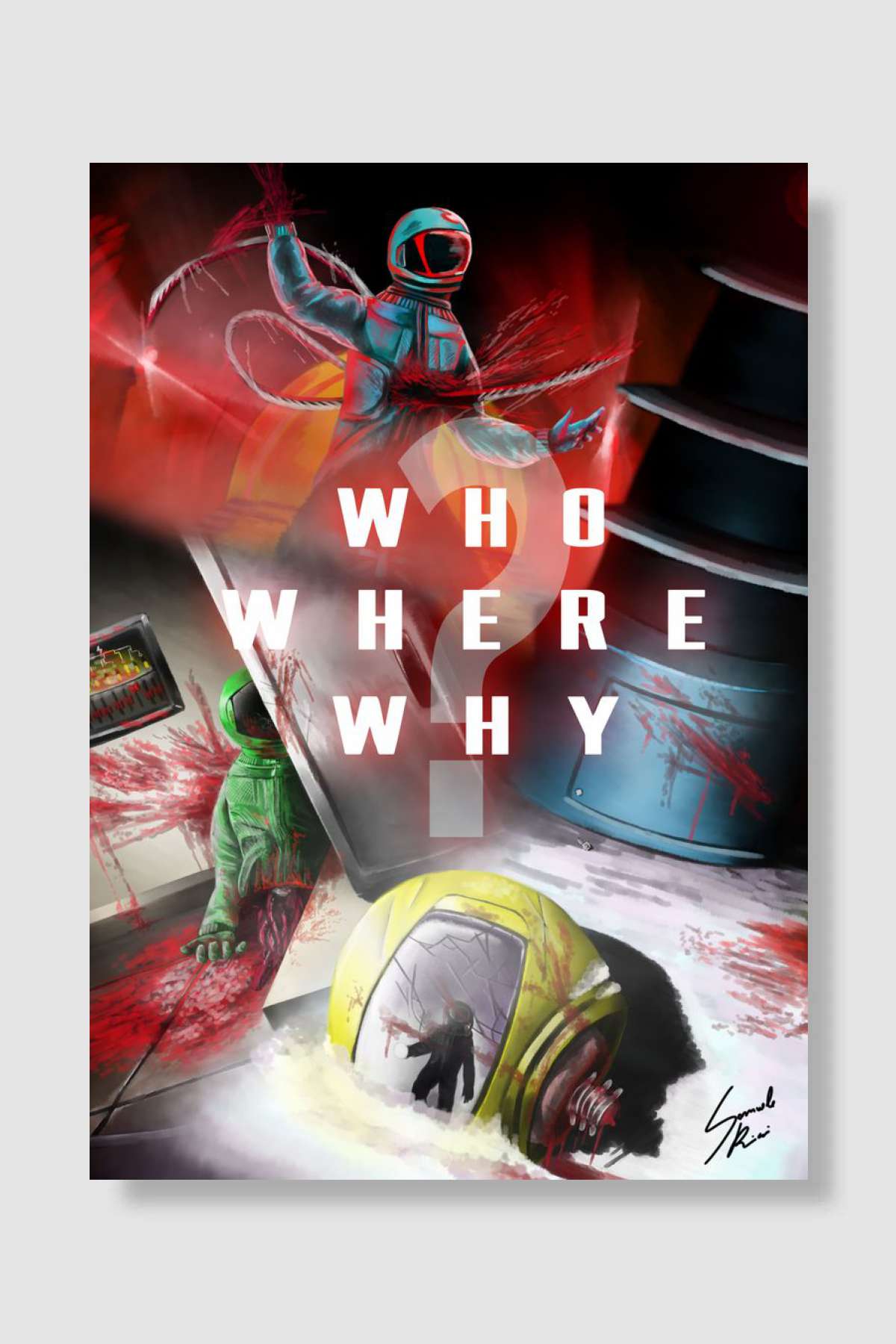 Among Us Oyun Poster Çerçevesiz Yüksek Kalite Oyun Afiş Duvar Poster