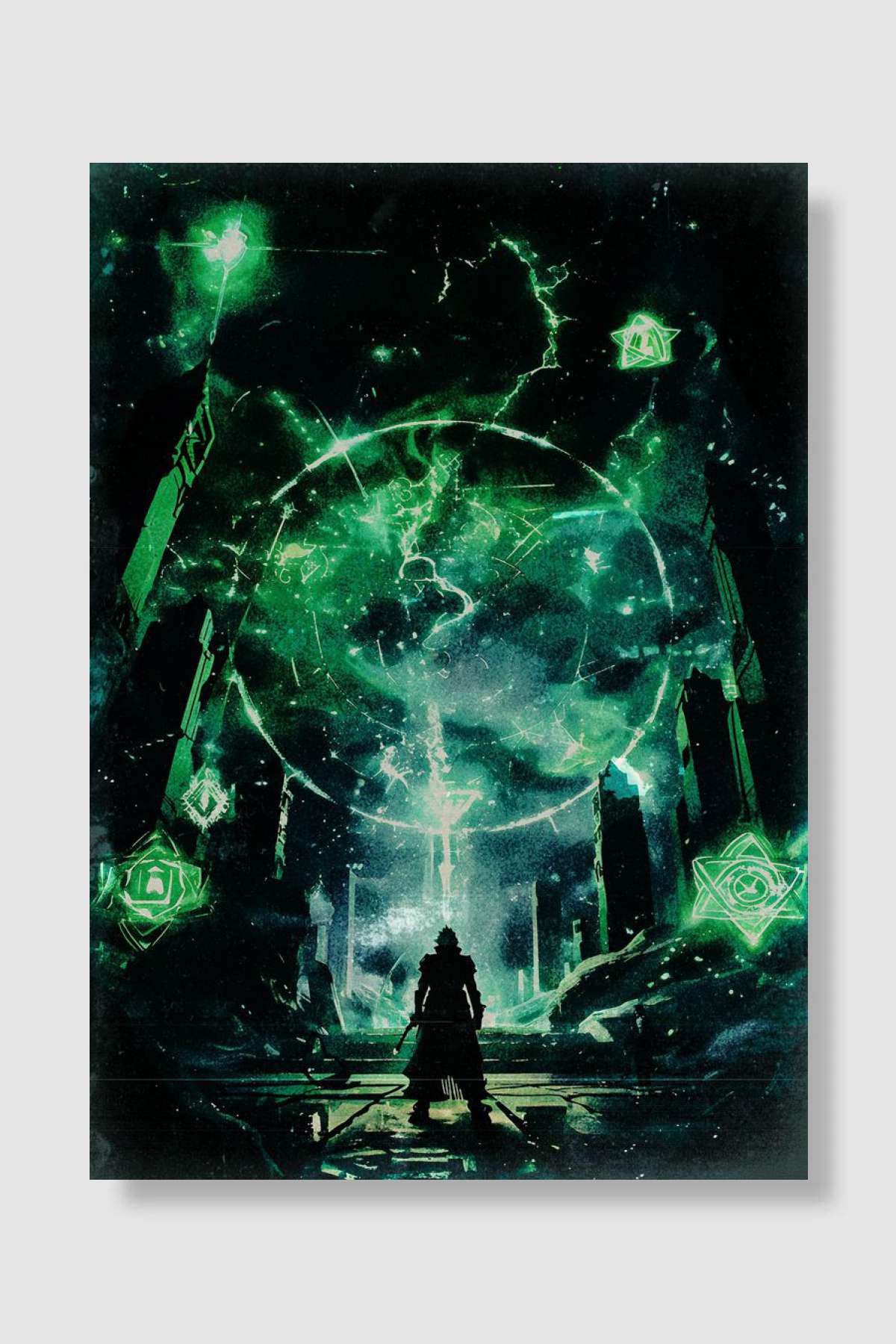 Summoners Ritual Oyun Poster Çerçevesiz Yüksek Kalite Oyun Afiş Duvar Poster