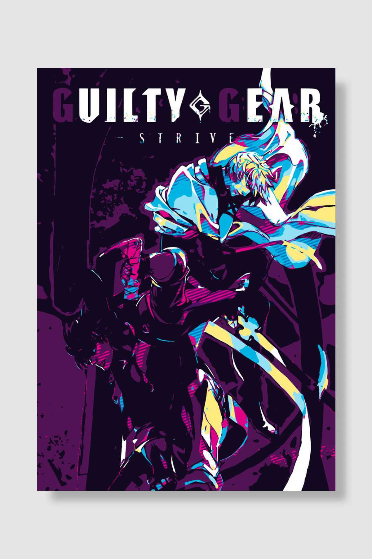 Guilty Gear Strive Oyun Poster Çerçevesiz Yüksek Kalite Oyun Afiş Duvar Poster