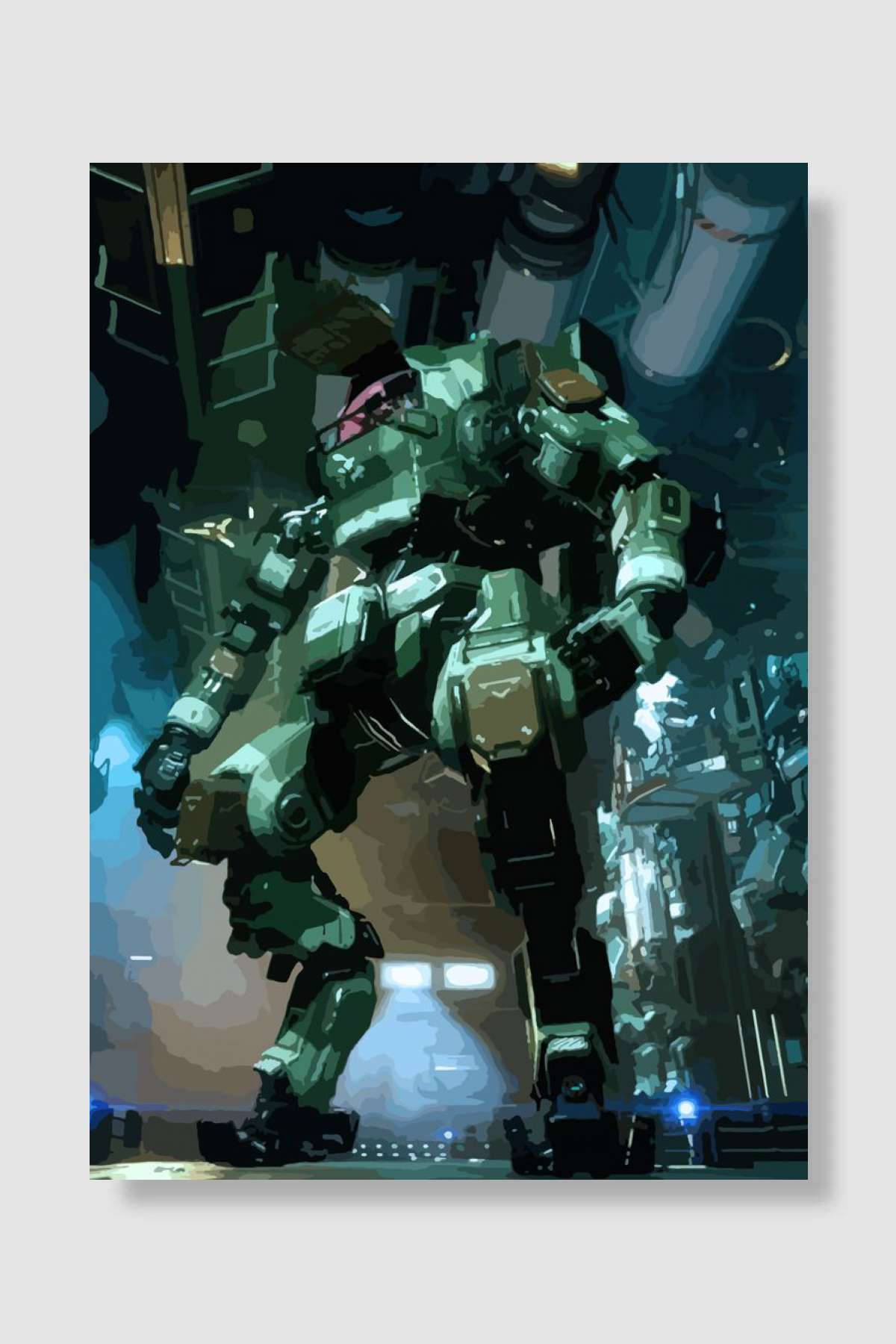 Titanfall Oyun Poster Çerçevesiz Yüksek Kalite Oyun Afiş Duvar Poster