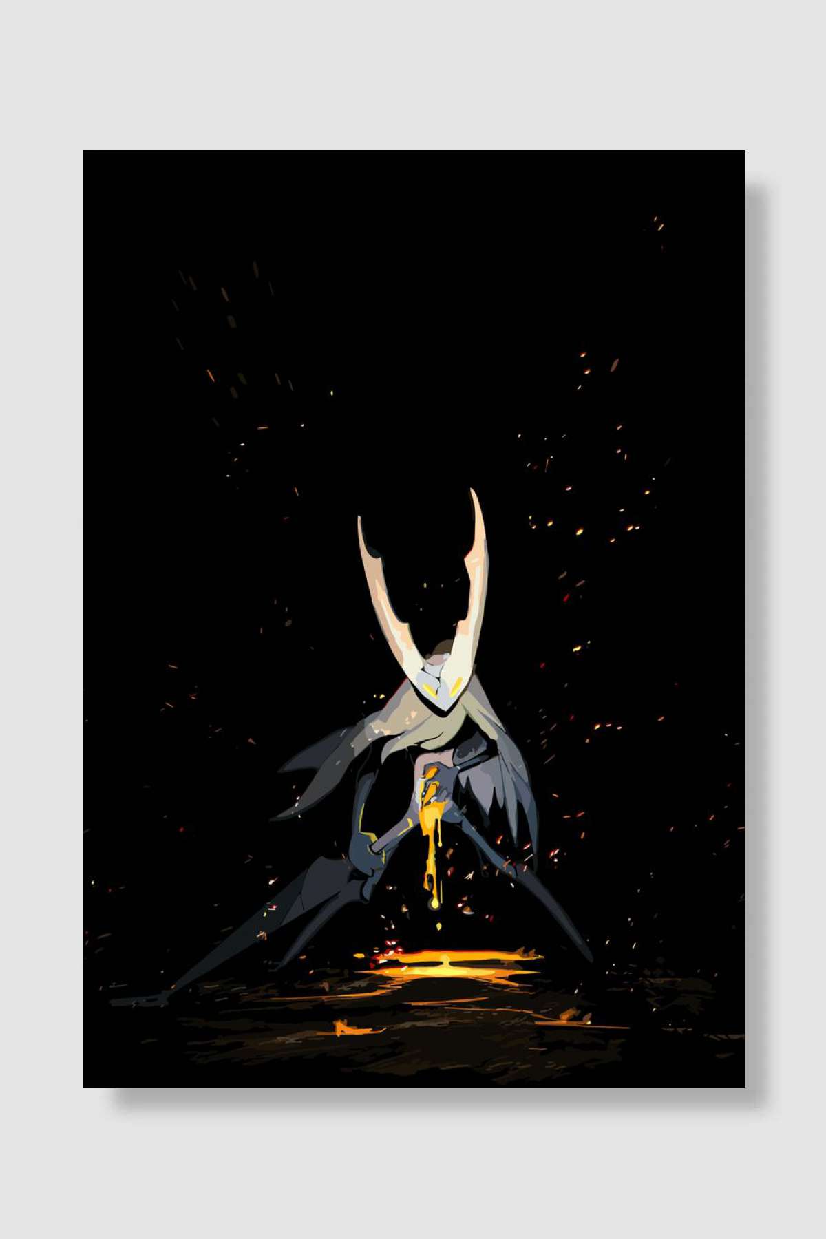 hollow knight Oyun Poster Çerçevesiz Yüksek Kalite Oyun Afiş Duvar Poster