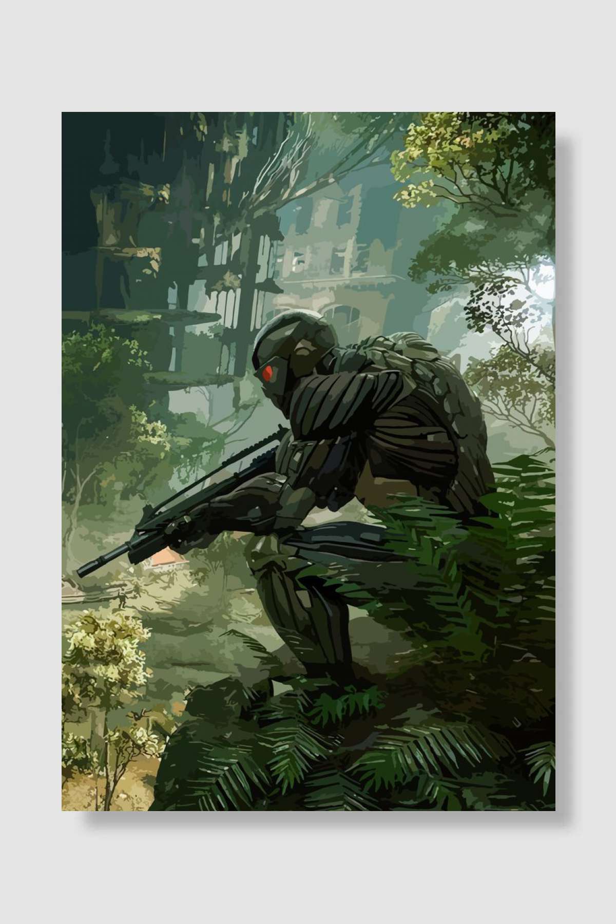 Crysis remastered game Oyun Poster Çerçevesiz Yüksek Kalite Oyun Afiş Duvar Poster