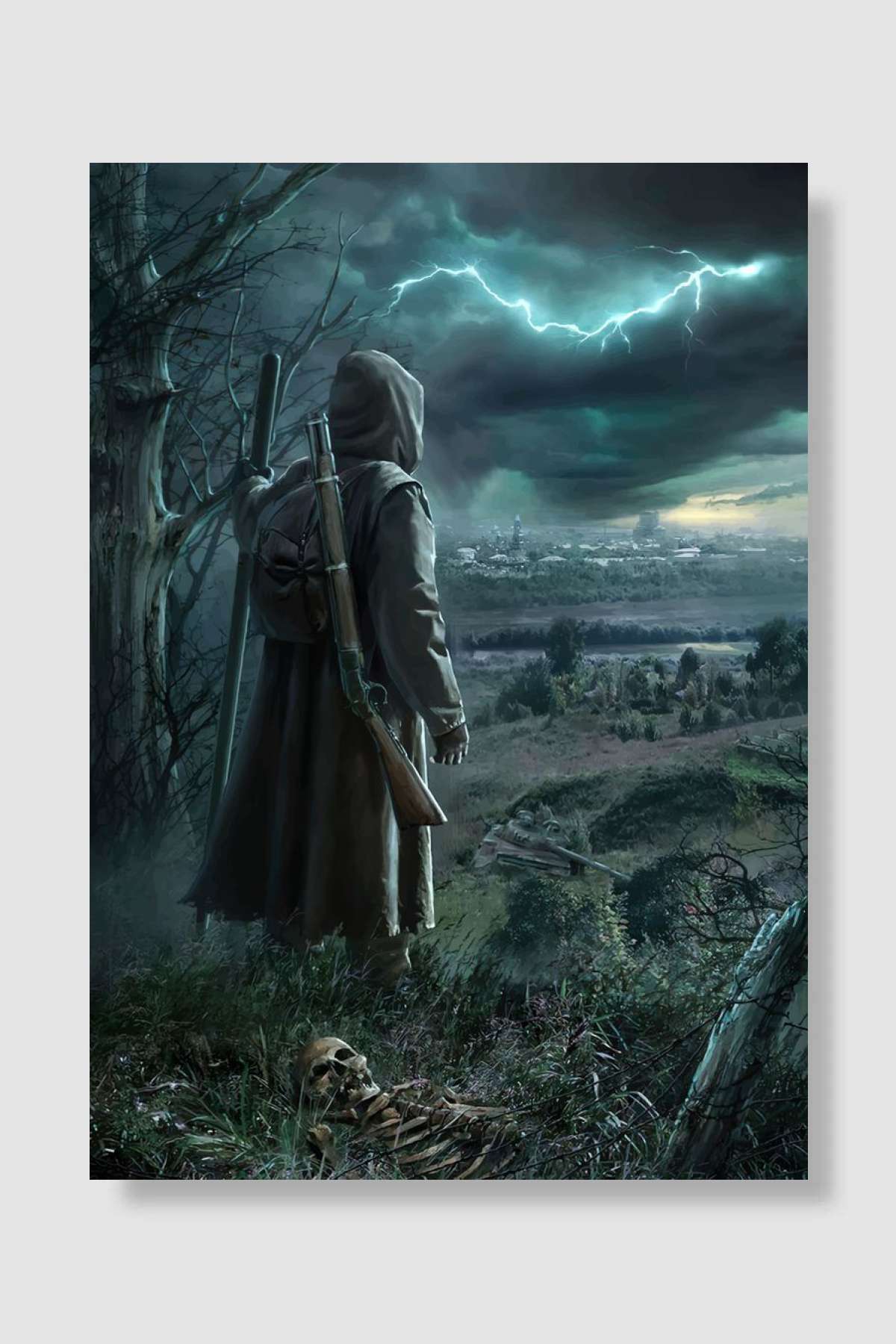 stalker Oyun Poster Çerçevesiz Yüksek Kalite Oyun Afiş Duvar Poster