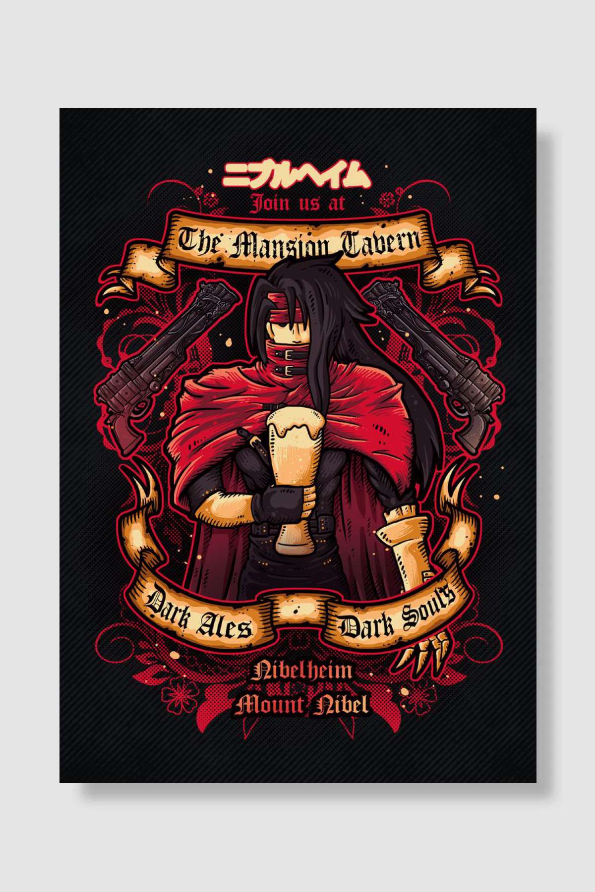 The Mansion Tavern Oyun Poster Çerçevesiz Yüksek Kalite Oyun Afiş Duvar Poster