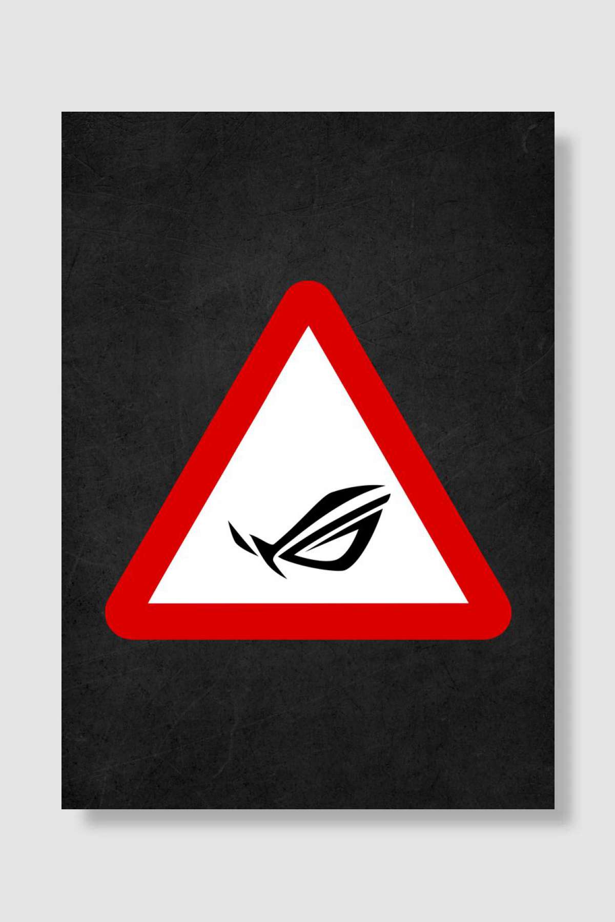 ROG road sign badges Oyun Poster Çerçevesiz Yüksek Kalite Oyun Afiş Duvar Poster