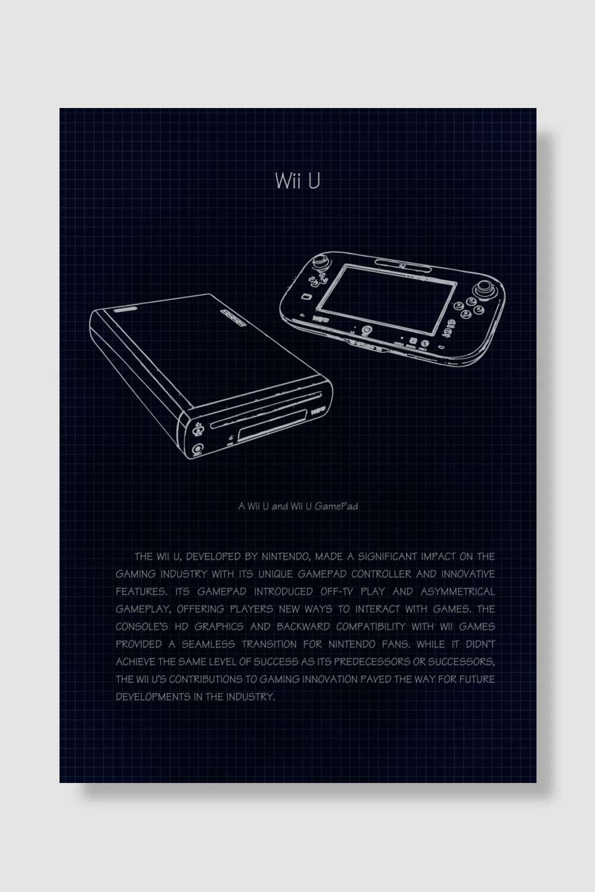 Wii u Oyun Poster Çerçevesiz Yüksek Kalite Oyun Afiş Duvar Poster