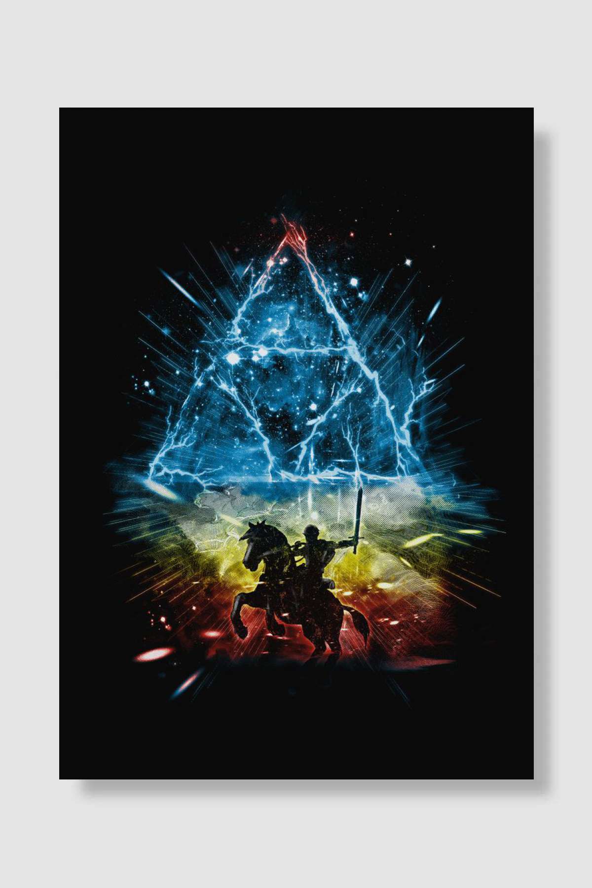 triforce storm Oyun Poster Çerçevesiz Yüksek Kalite Oyun Afiş Duvar Poster