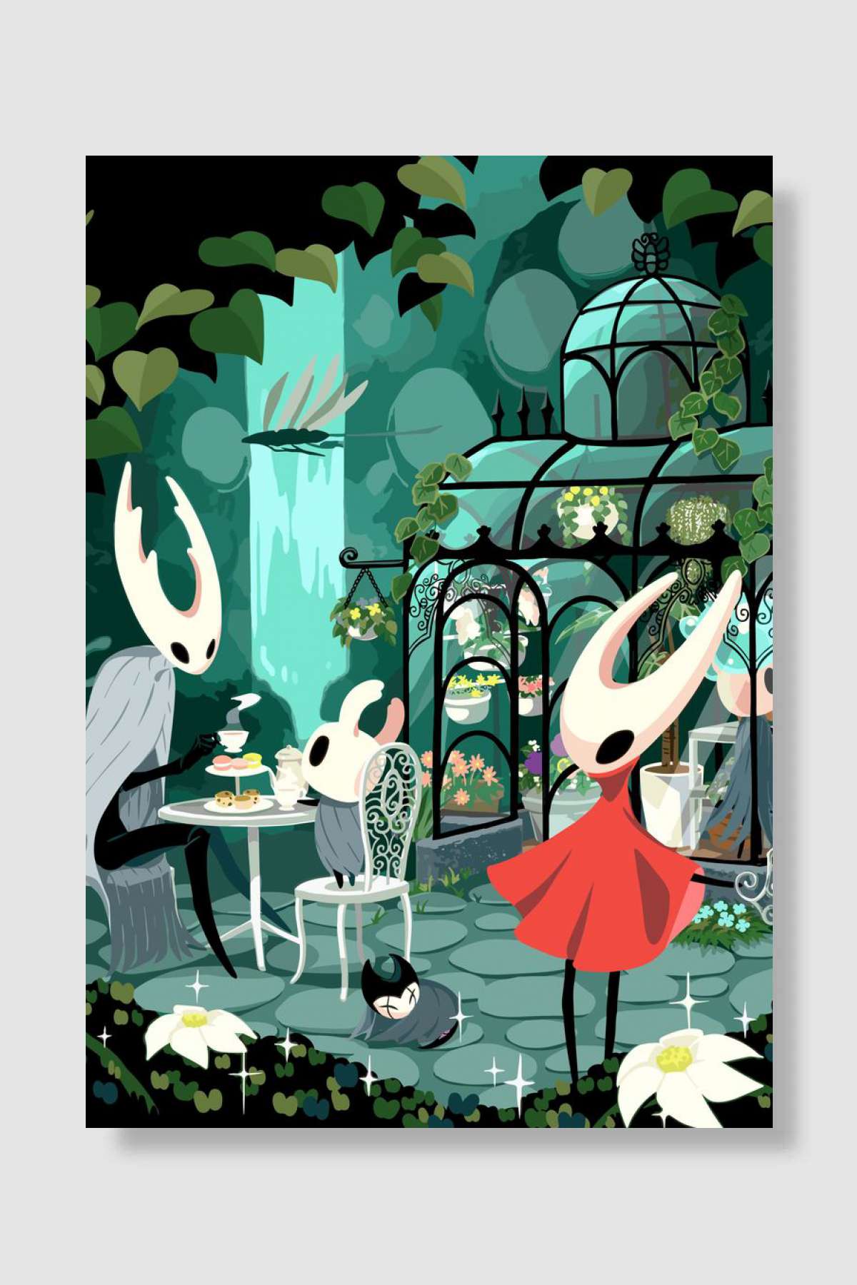 hollow knight Oyun Poster Çerçevesiz Yüksek Kalite Oyun Afiş Duvar Poster