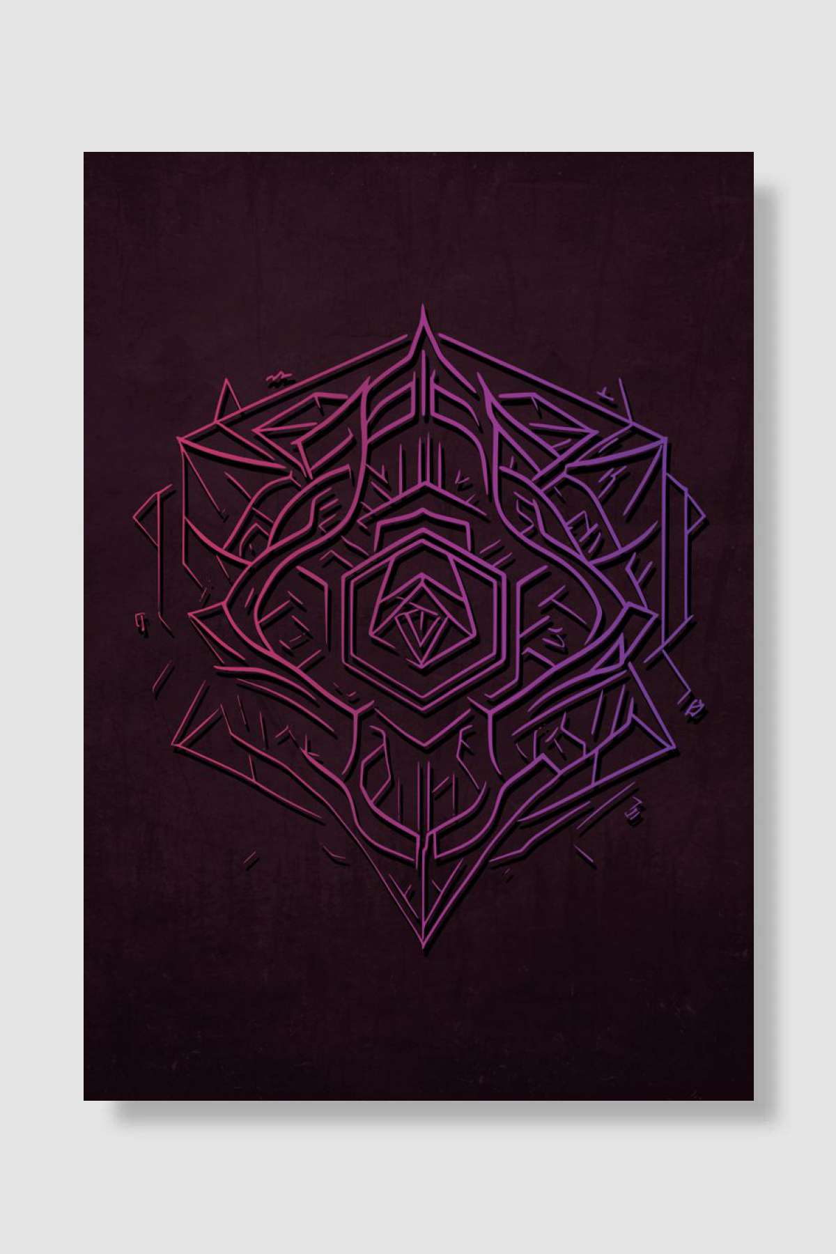 Witch Sign Oyun Poster Çerçevesiz Yüksek Kalite Oyun Afiş Duvar Poster