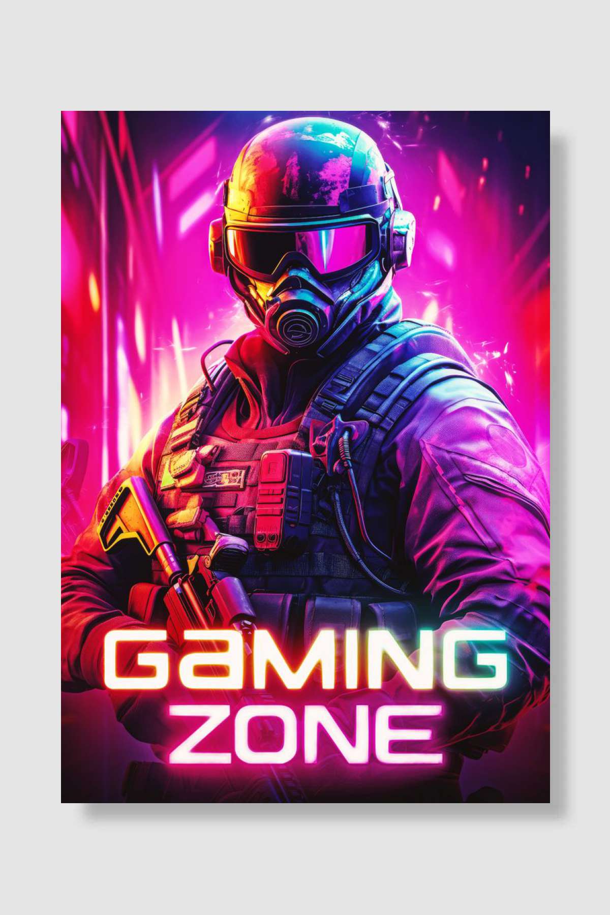 FPS Gaming Zone Oyun Poster Çerçevesiz Yüksek Kalite Oyun Afiş Duvar Poster - En İyi Fiyatlarla