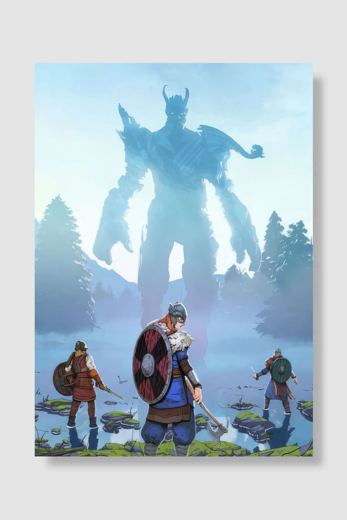Tribes Of Midgard Oyun Poster Çerçevesiz Yüksek Kalite Oyun Afiş Duvar Poster