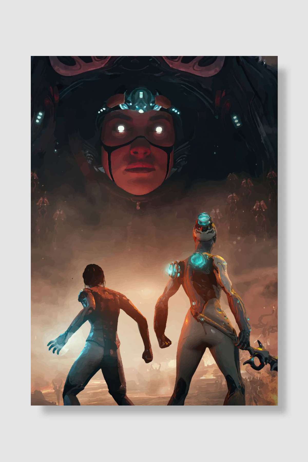 Warframe game Oyun Poster Çerçevesiz Yüksek Kalite Oyun Afiş Duvar Poster