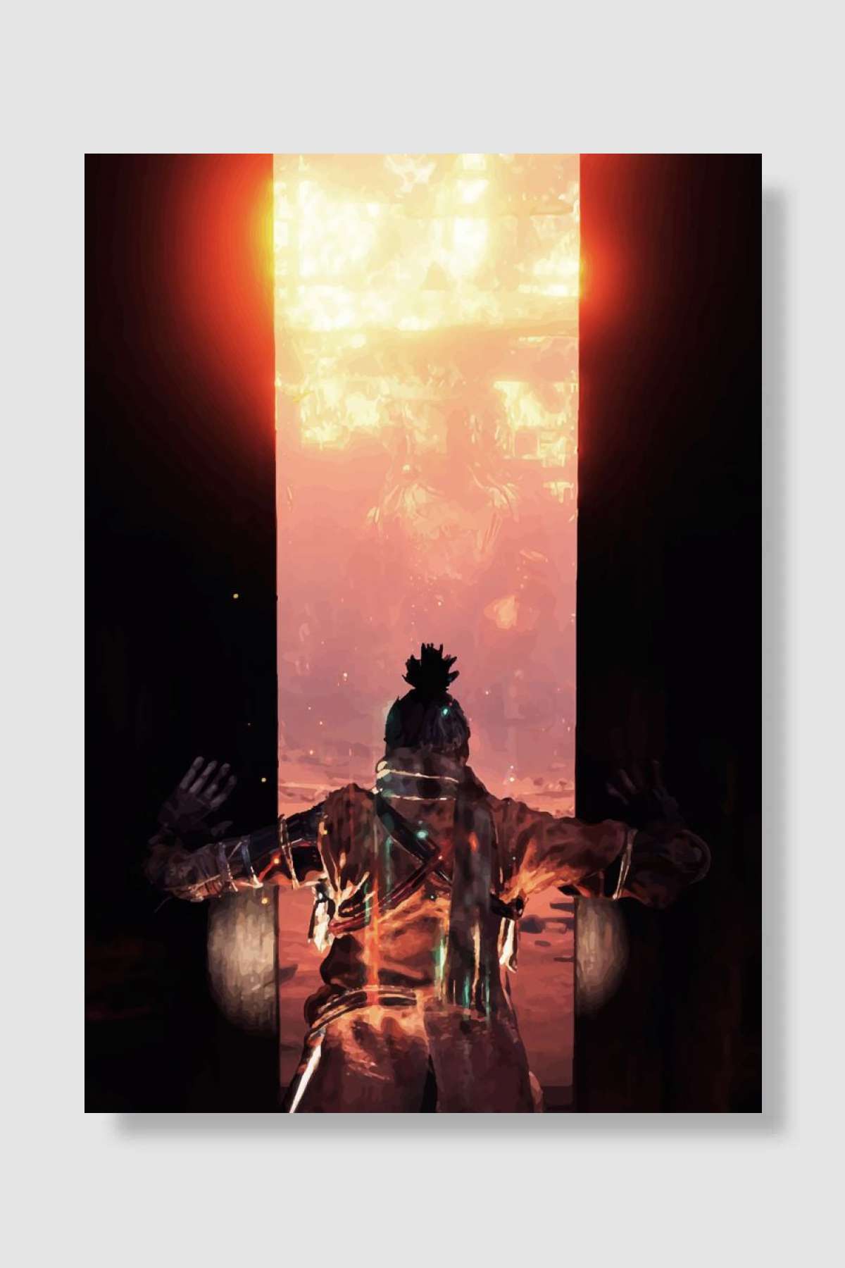 Sekiro Oyun Poster Çerçevesiz Yüksek Kalite Oyun Afiş Duvar Poster